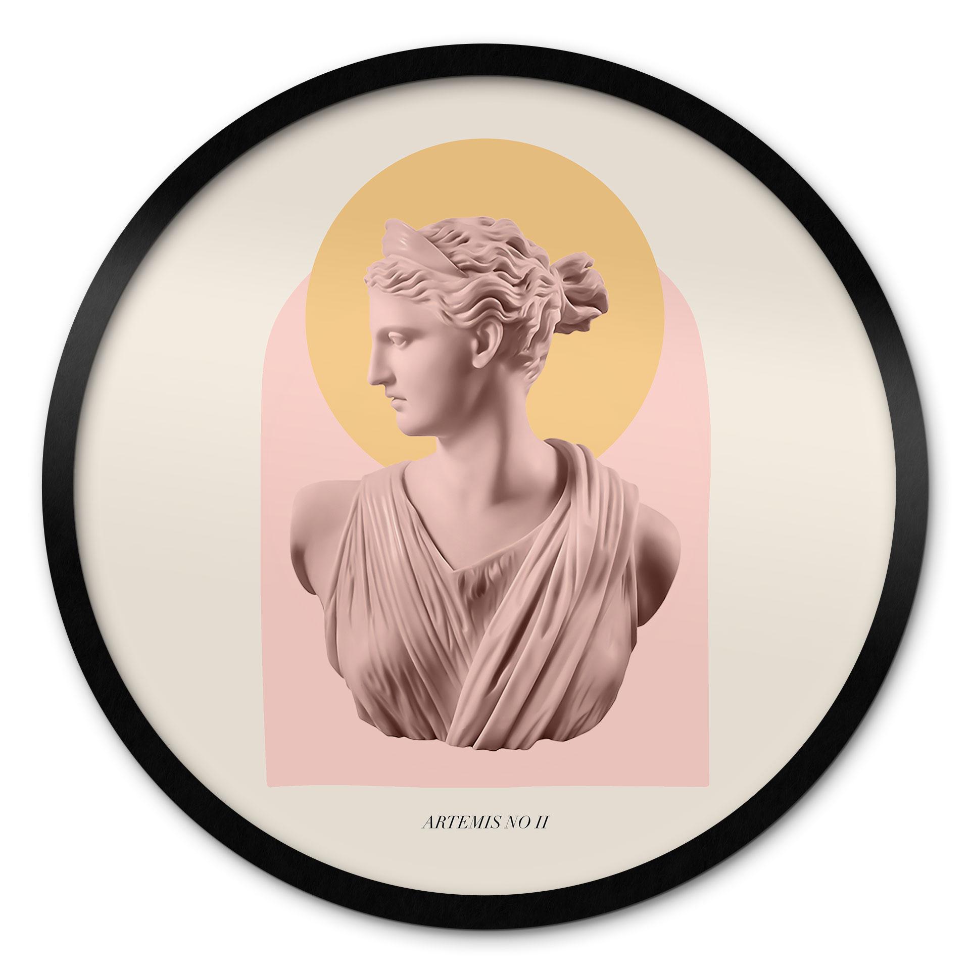 Plakat Statue af gudinden Artemis - Grace Digital Art