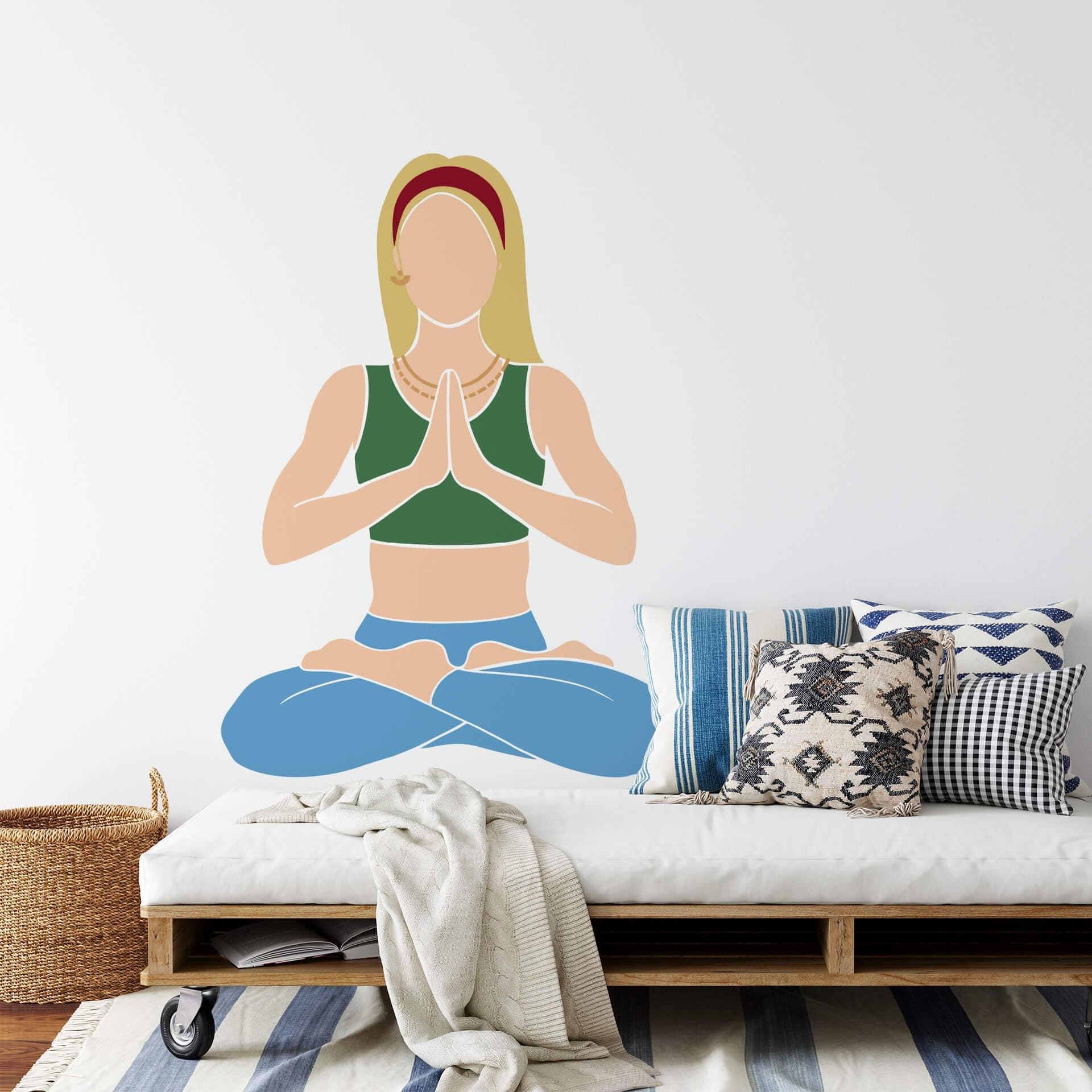 Adesivo murale - Yoga Lotus
