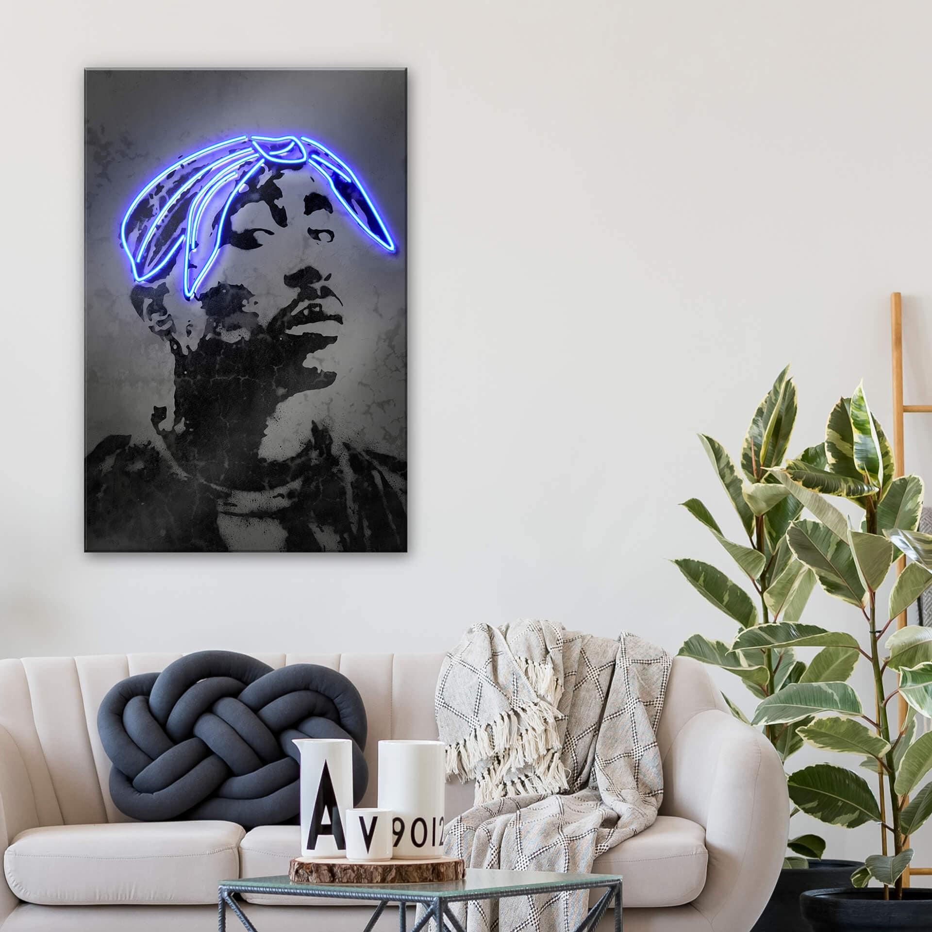 Acrylglasbild Mielu - 2Pac
