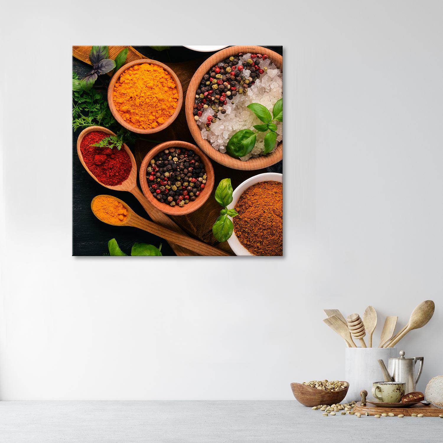 Canvasbillede, Køkkenkrydderier