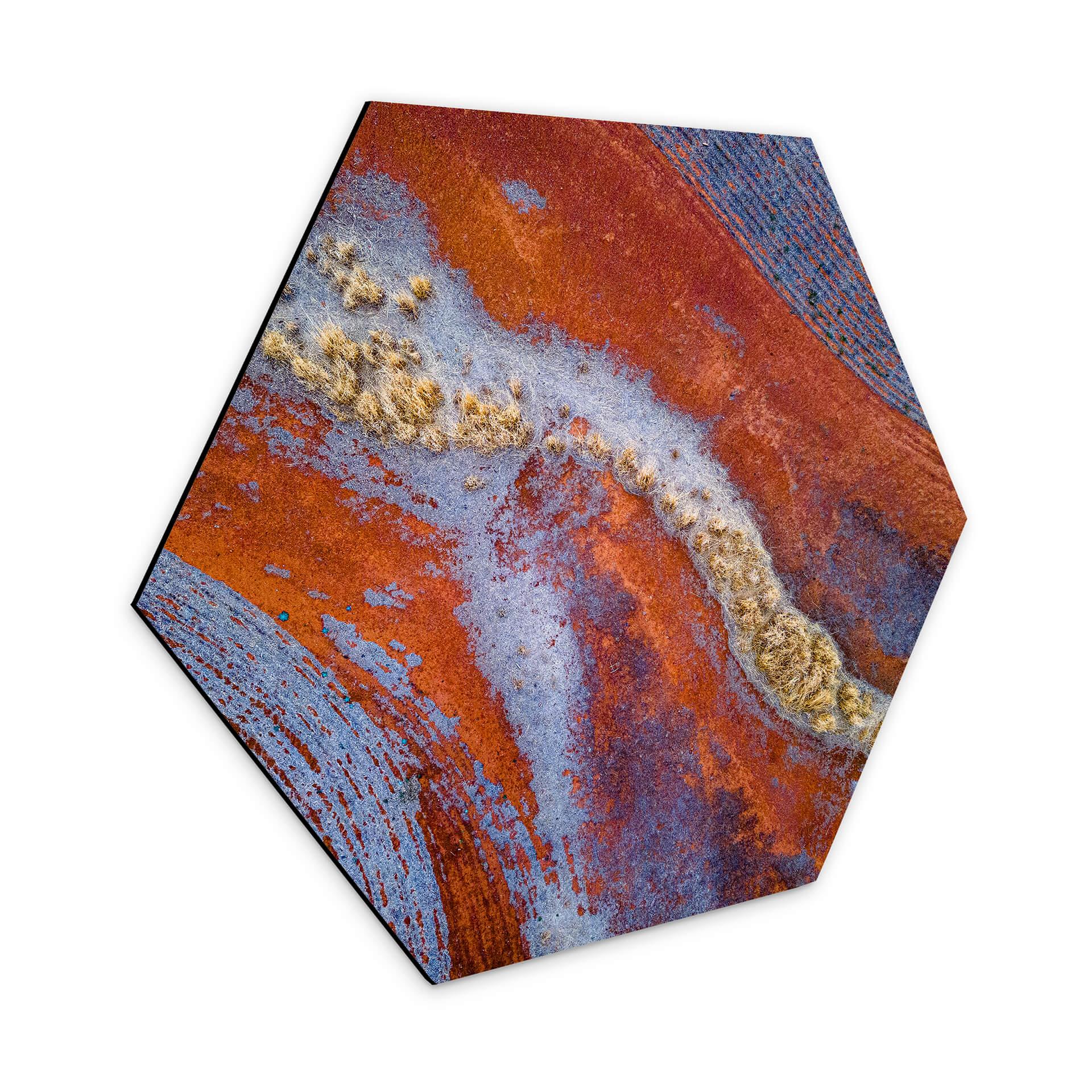 Hexagone - Tableau sur alu-Dibond McConaghy - Paysage mystérieux