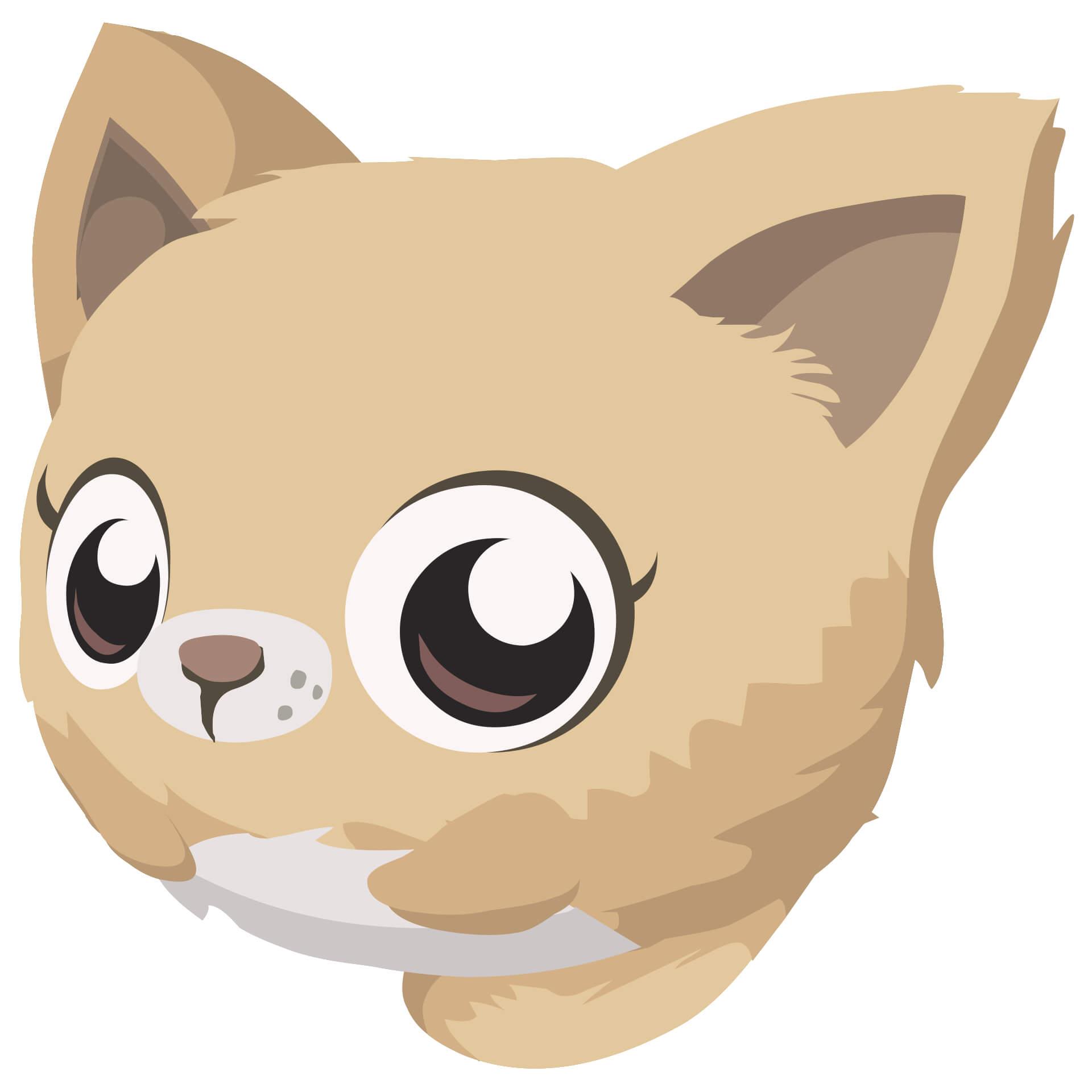 Muursticker Sweet Kitty
