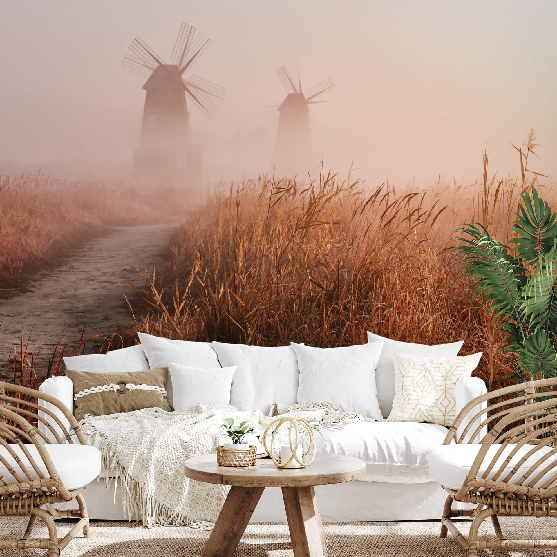 Fototapet Eom - Misty Morning - 480x260 cm
