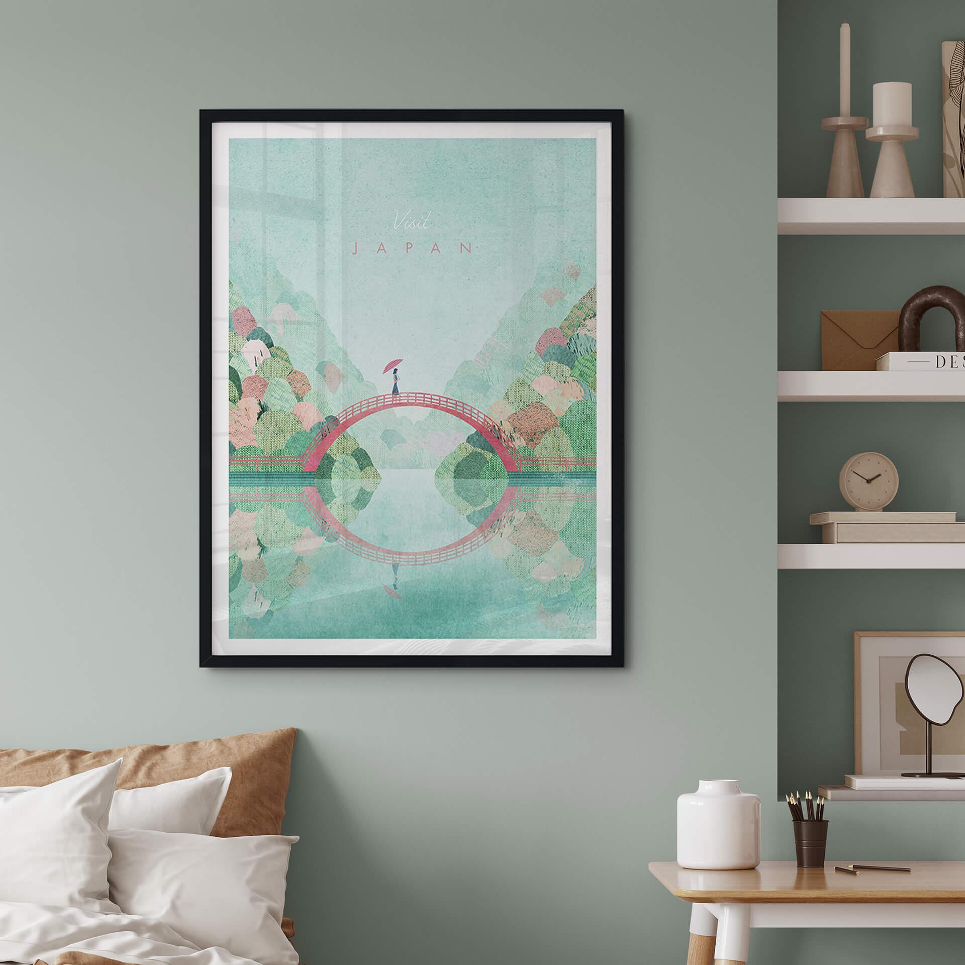 Póster Rivers - Japón en primavera