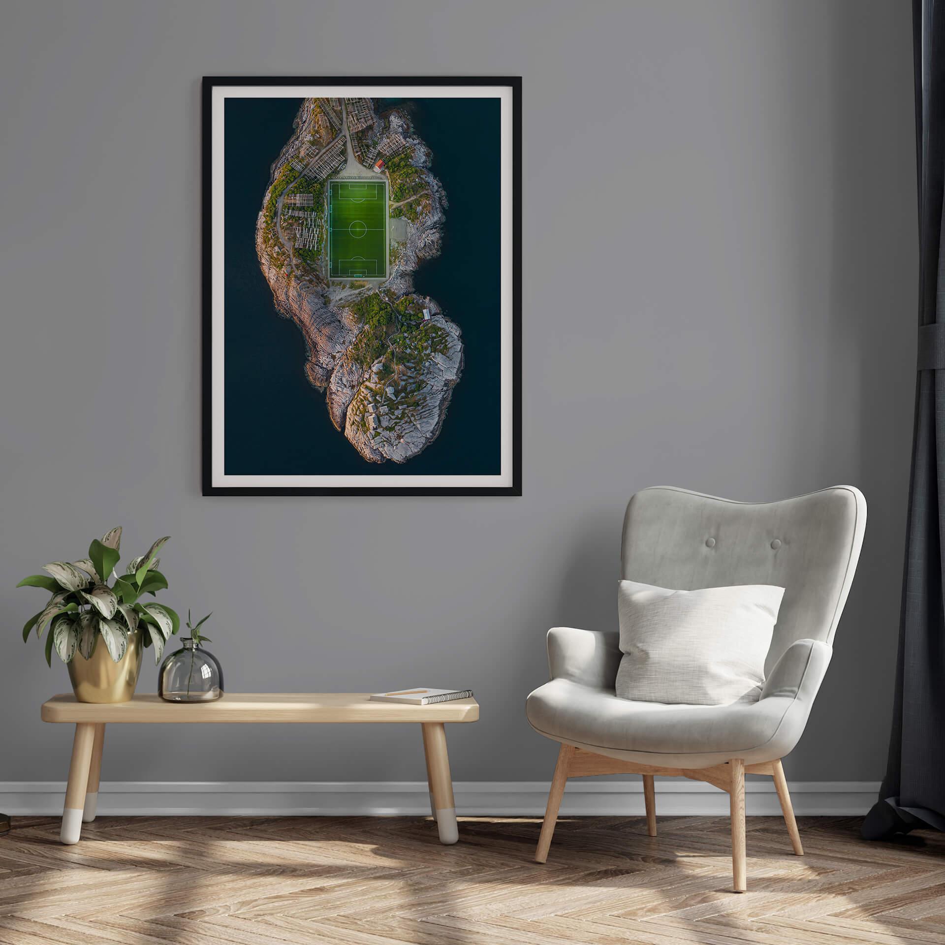 Póster Simoon - Campo de fútbol en el fin del mundo