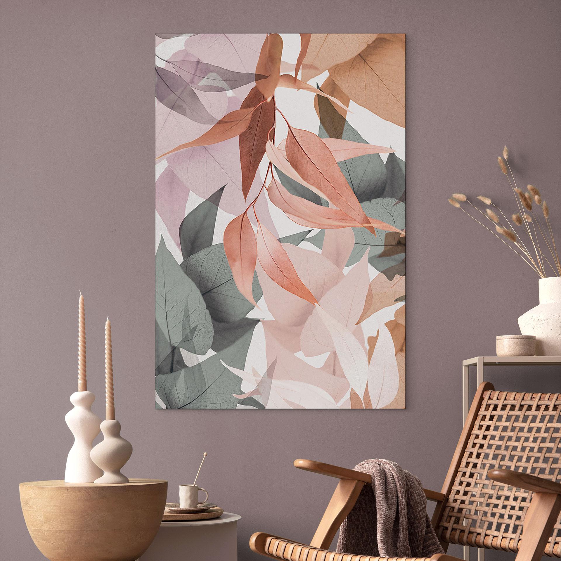 Wandbild Bunte Eukalyptusblätter - Sisi & Seb - Alu-Dibond