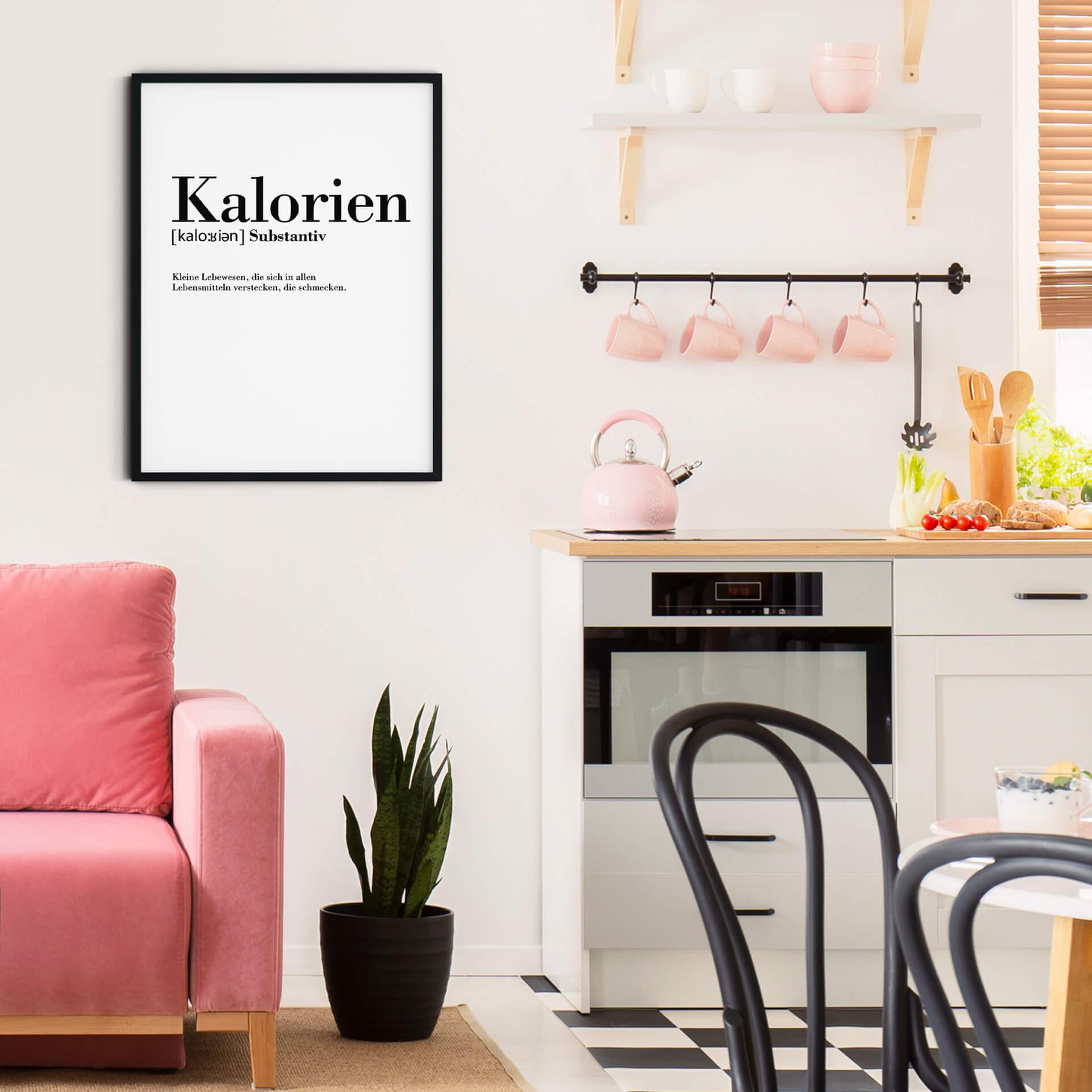 Poster Grammatik - Kalorien