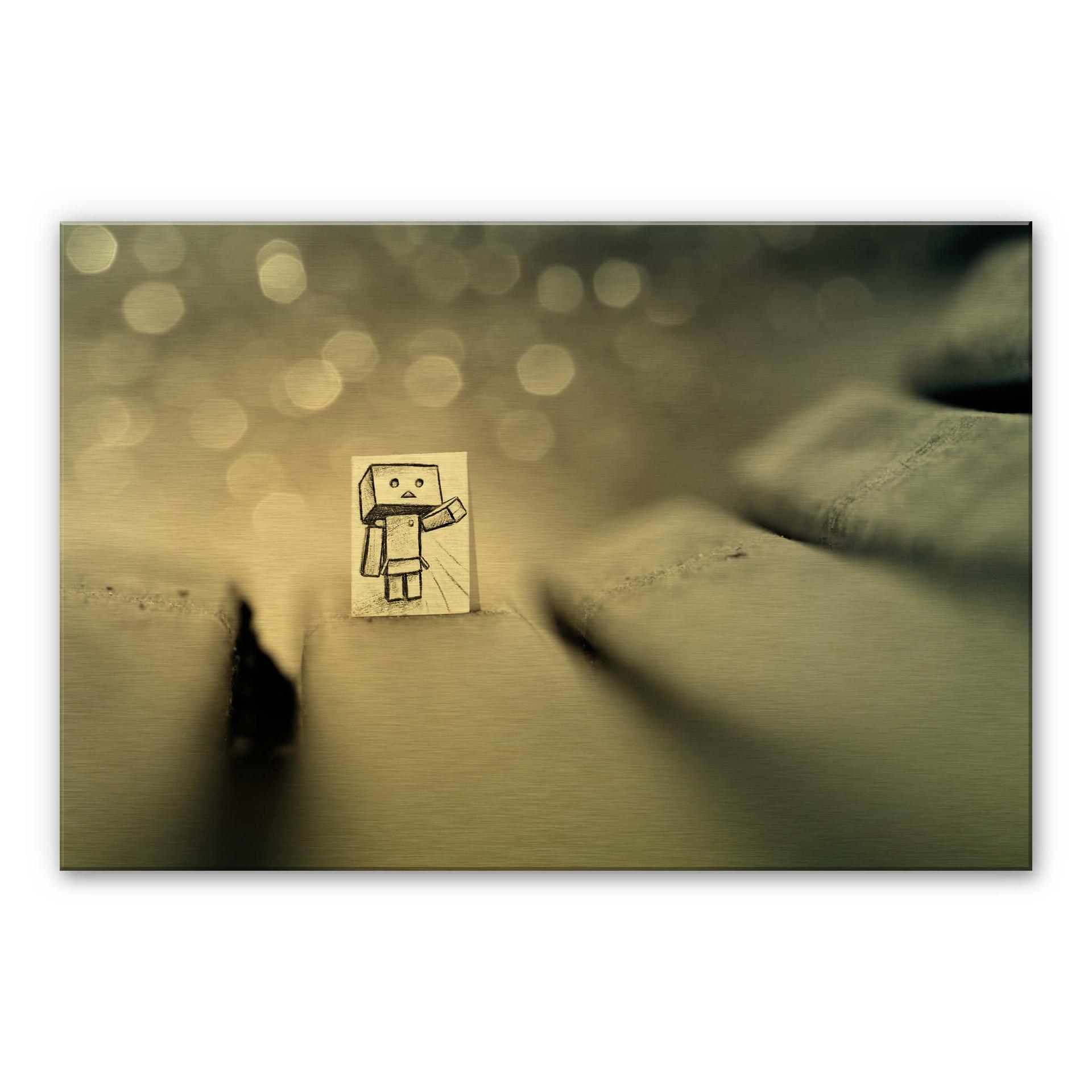 Alu-Dibond goudeffect Heine - Be my Friend