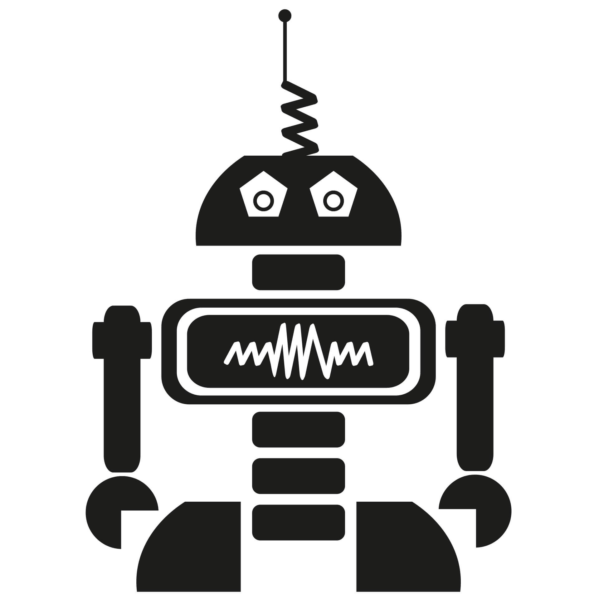 Robot Ray wallsticker