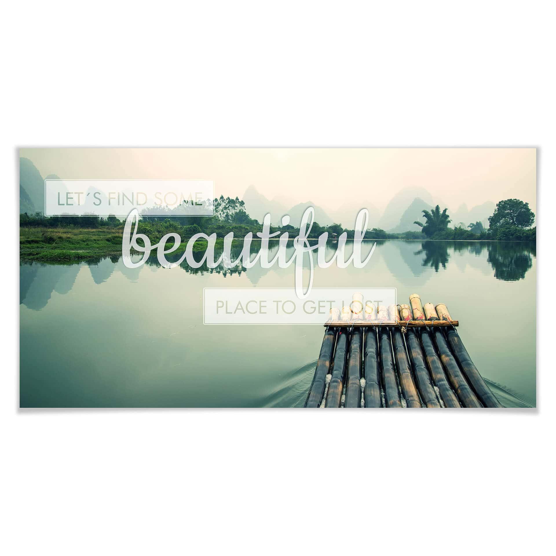 Poster - Let's find some beautiful Place