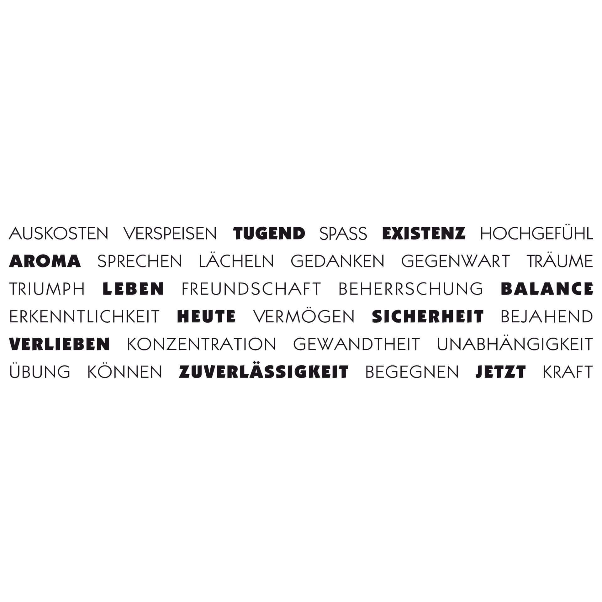 Wandtattoo Weisheiten