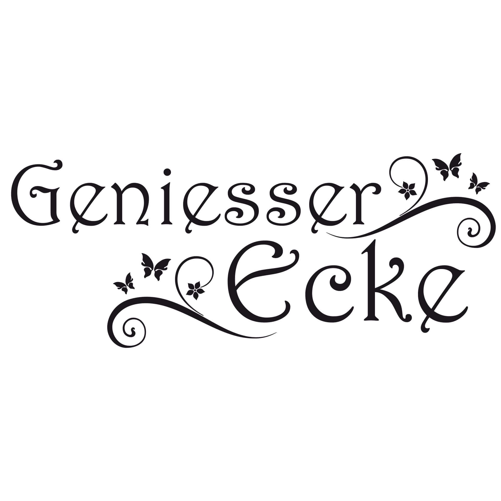 Wandtattoo Geniesser Ecke