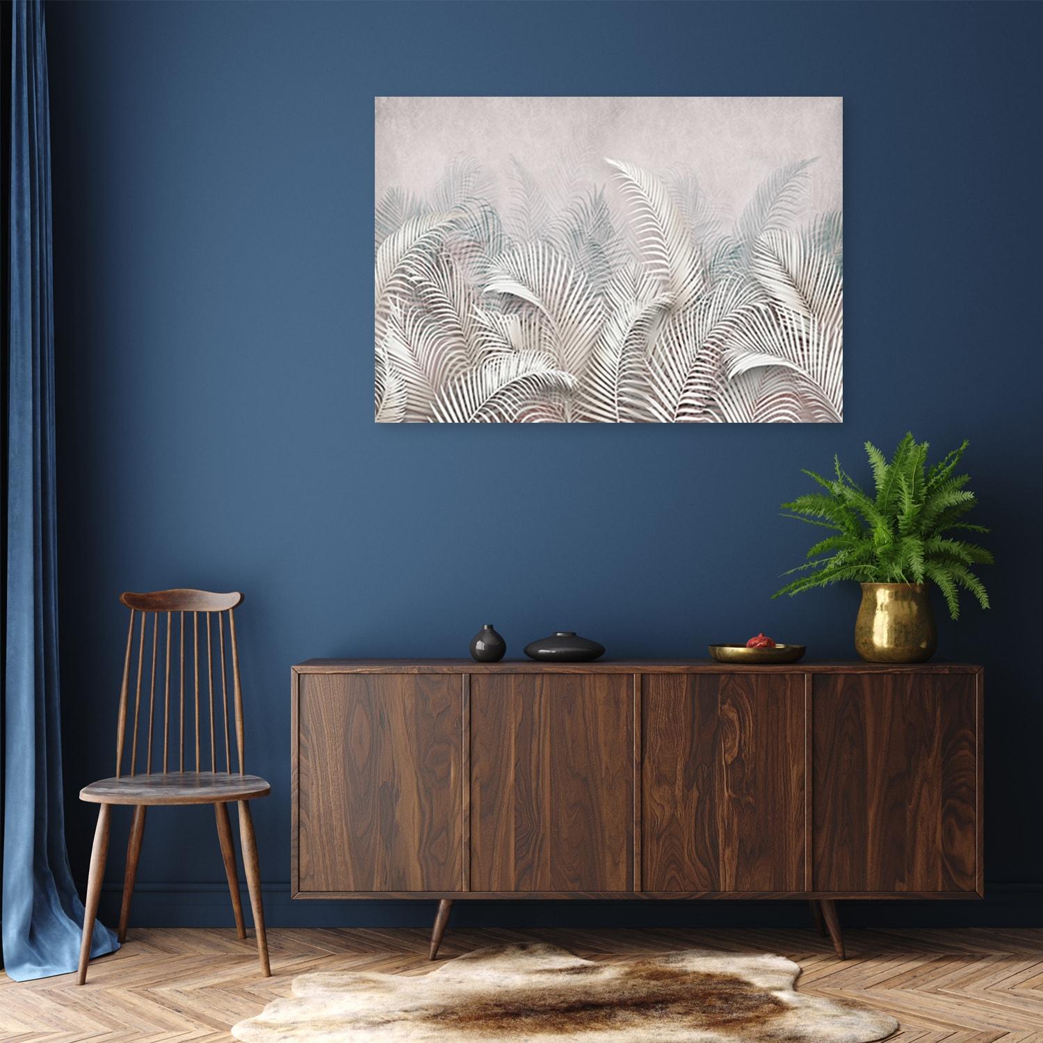 Canvasbillede, 3D palmeblade