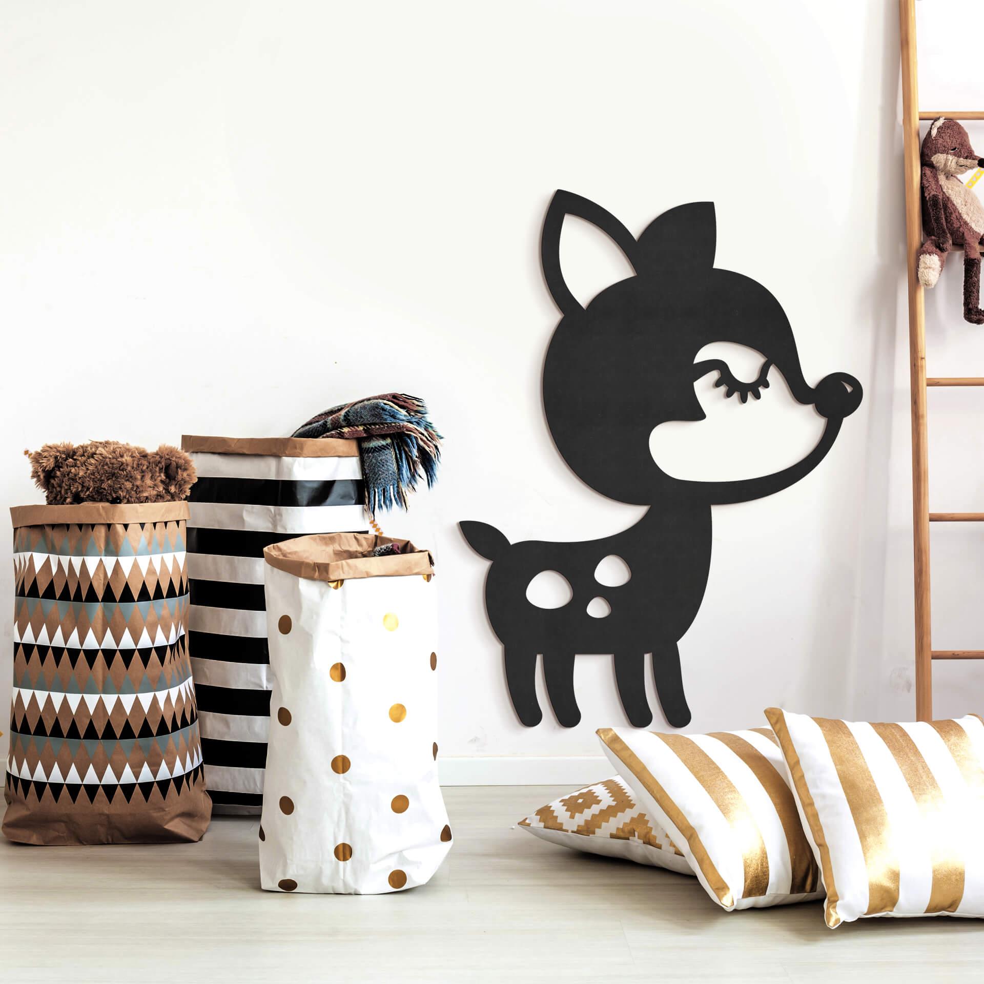 MDF - Decoración en madera - Animal - Ciervo