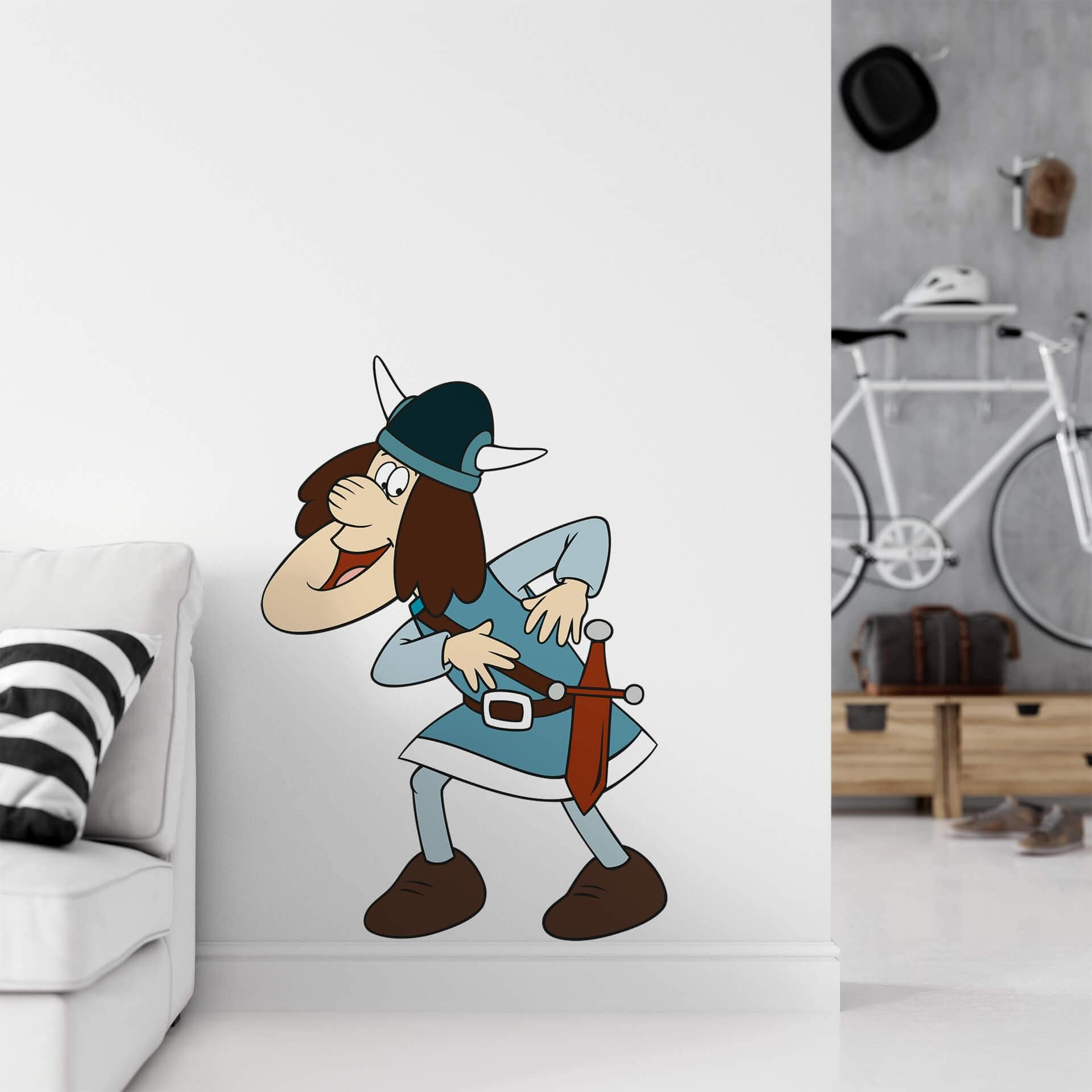 Muursticker Wickie en de Viking - Tjure 1