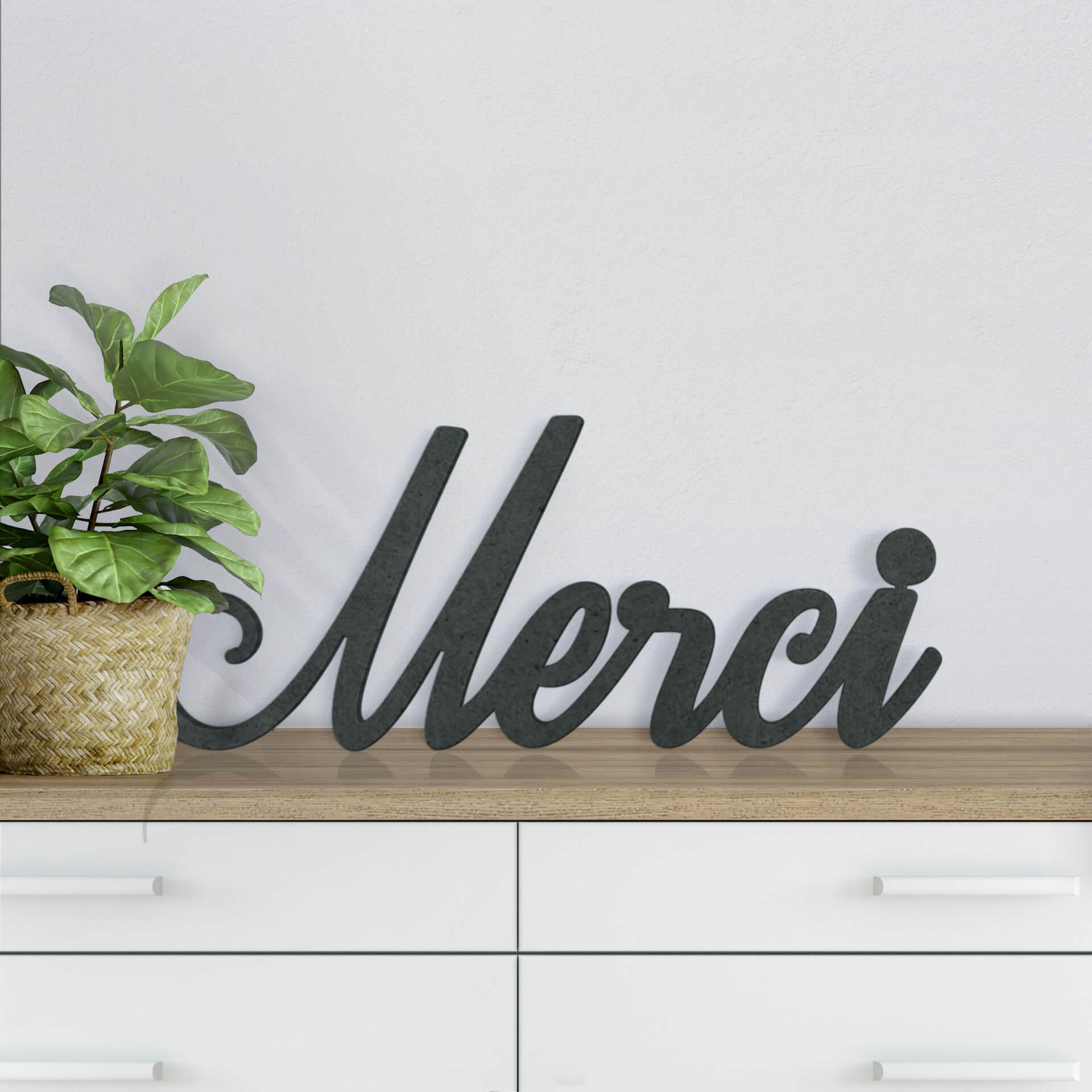 MDF bogstaver - Merci