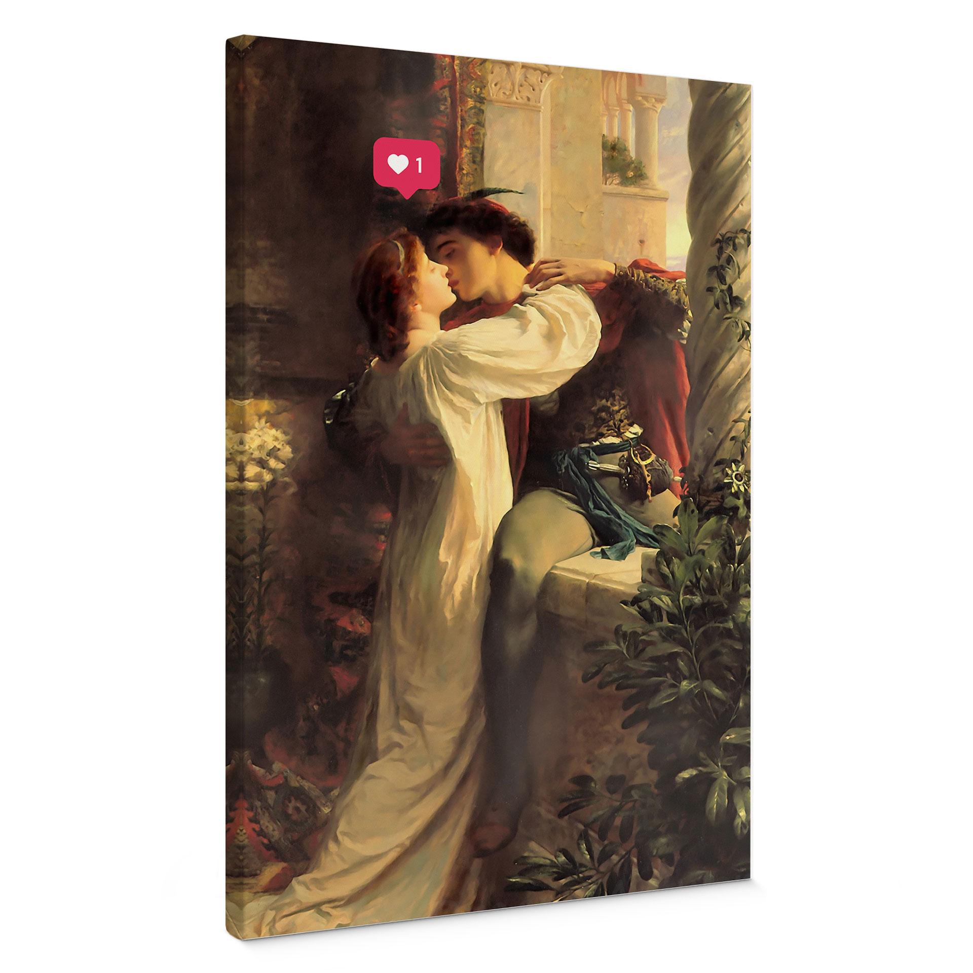 Canvas schilderij Een like voor de liefde - The Art Concept