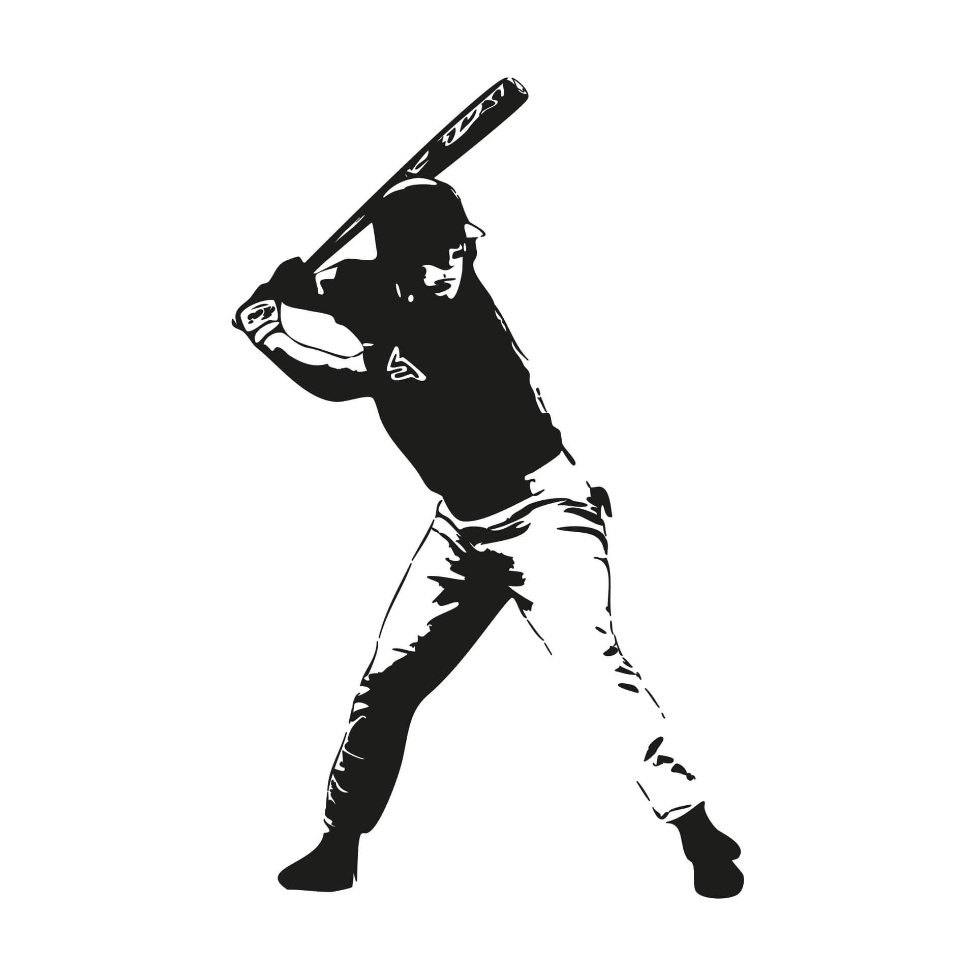 Wandtattoo Baseball 2
