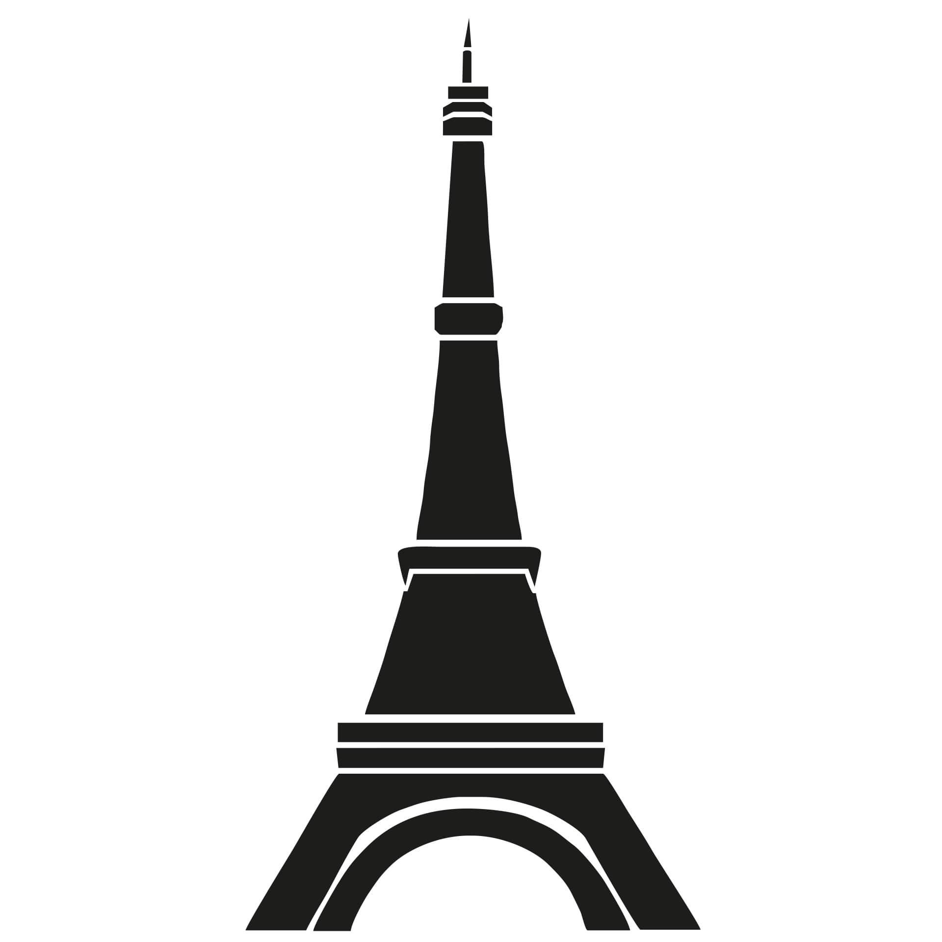 Adesivo murale - Torre Eiffel