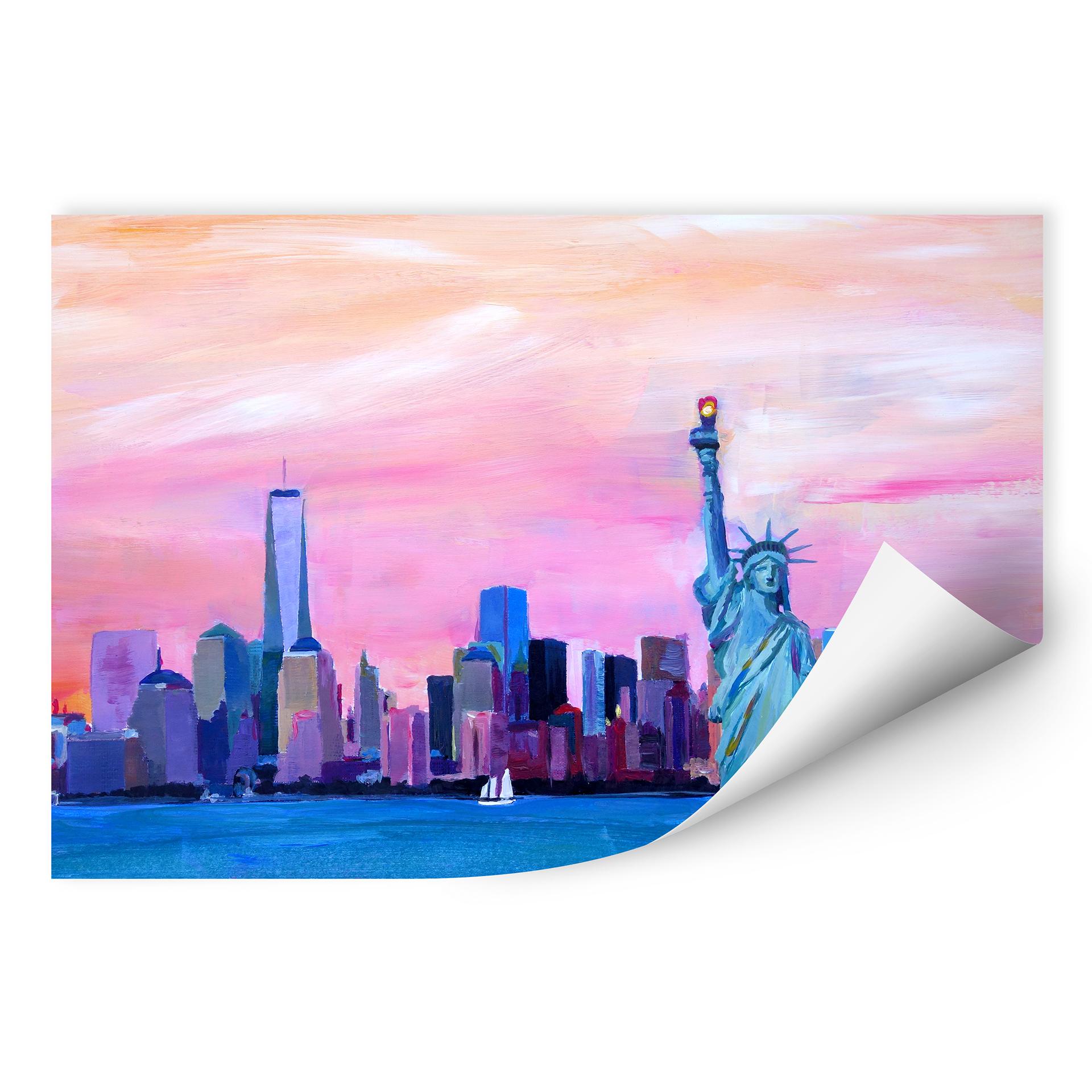 Muurprints Bleichner - Manhattan Skyline