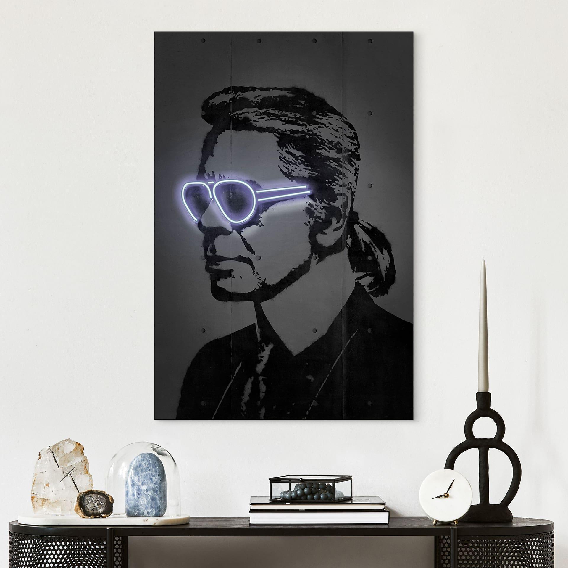 Billede Karl Lagerfeld - Mielu – print på aluminium (Alu-Dibond)