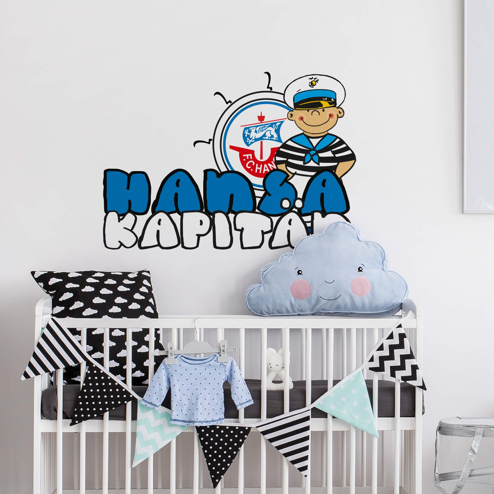 Wandtattoo FC Hansa Kapitän