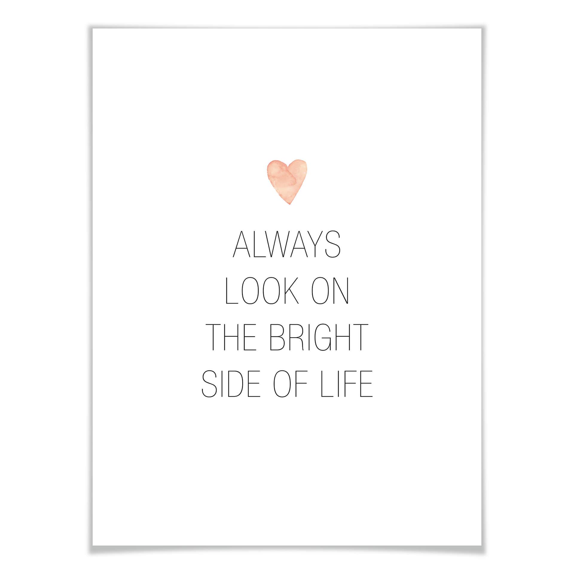 Plakat - Confetti & Cream - Always look on the bright side of life