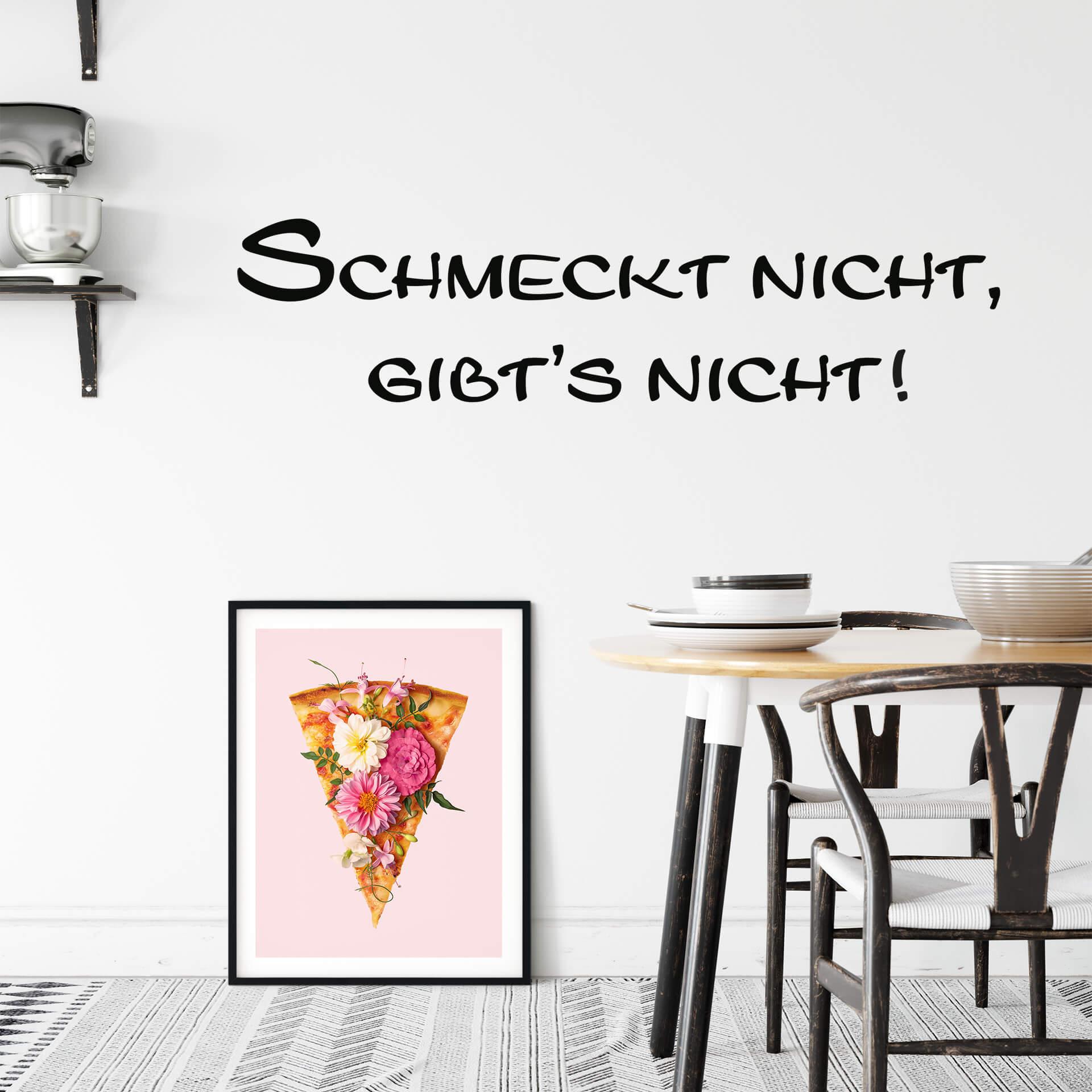 Wandtattoo Schmeckt nicht gibt's nicht!