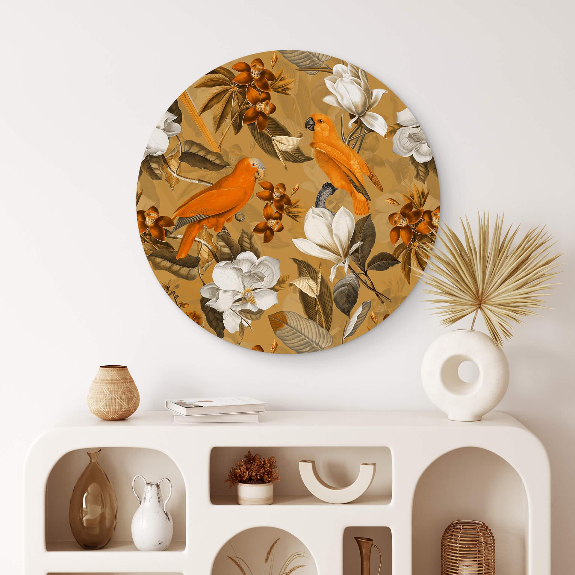 Alu-Dibond UN Designs - Tropici - tondo