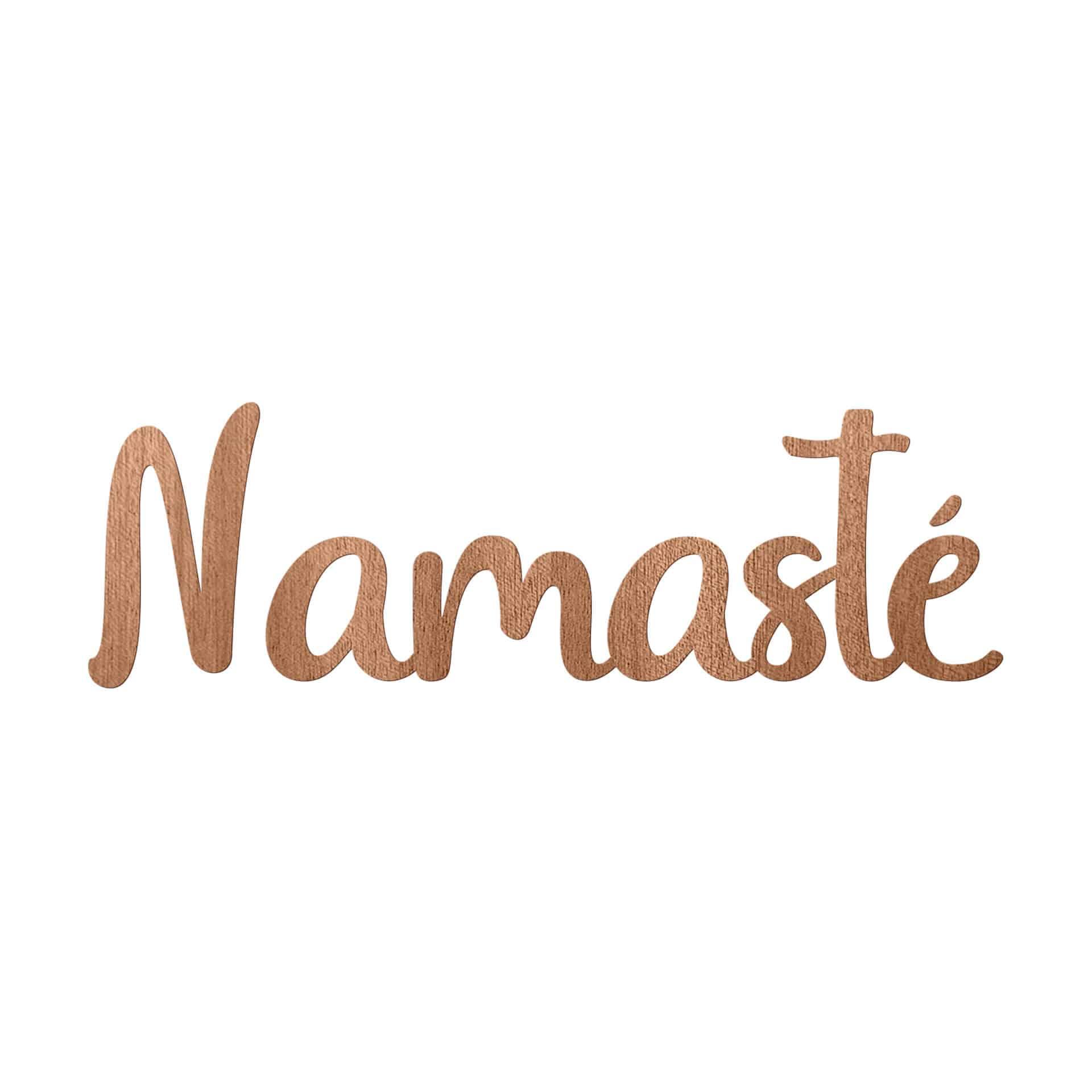 Decoro in legno Namasté