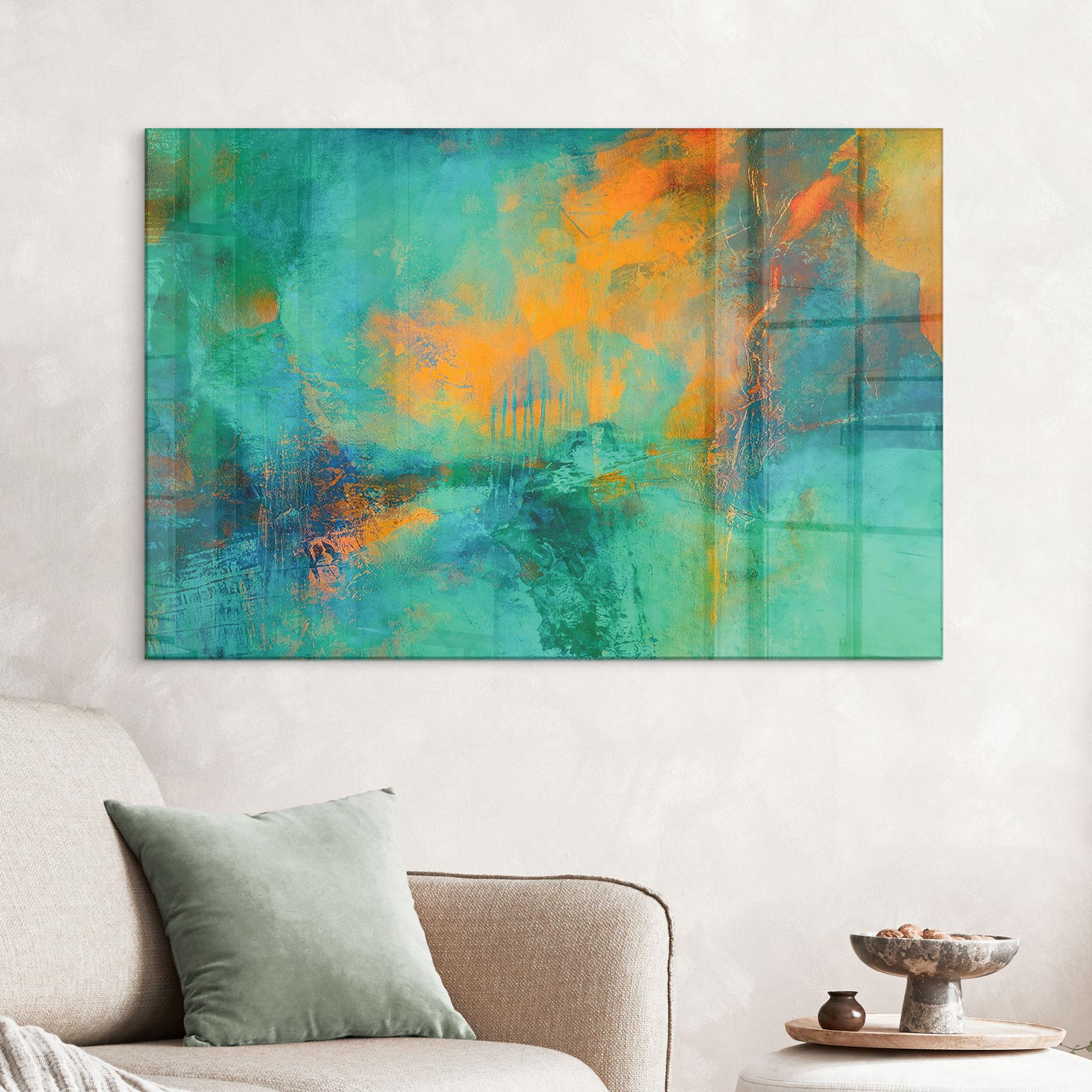Acrylglas Turquoise noorderlicht - Schmucker