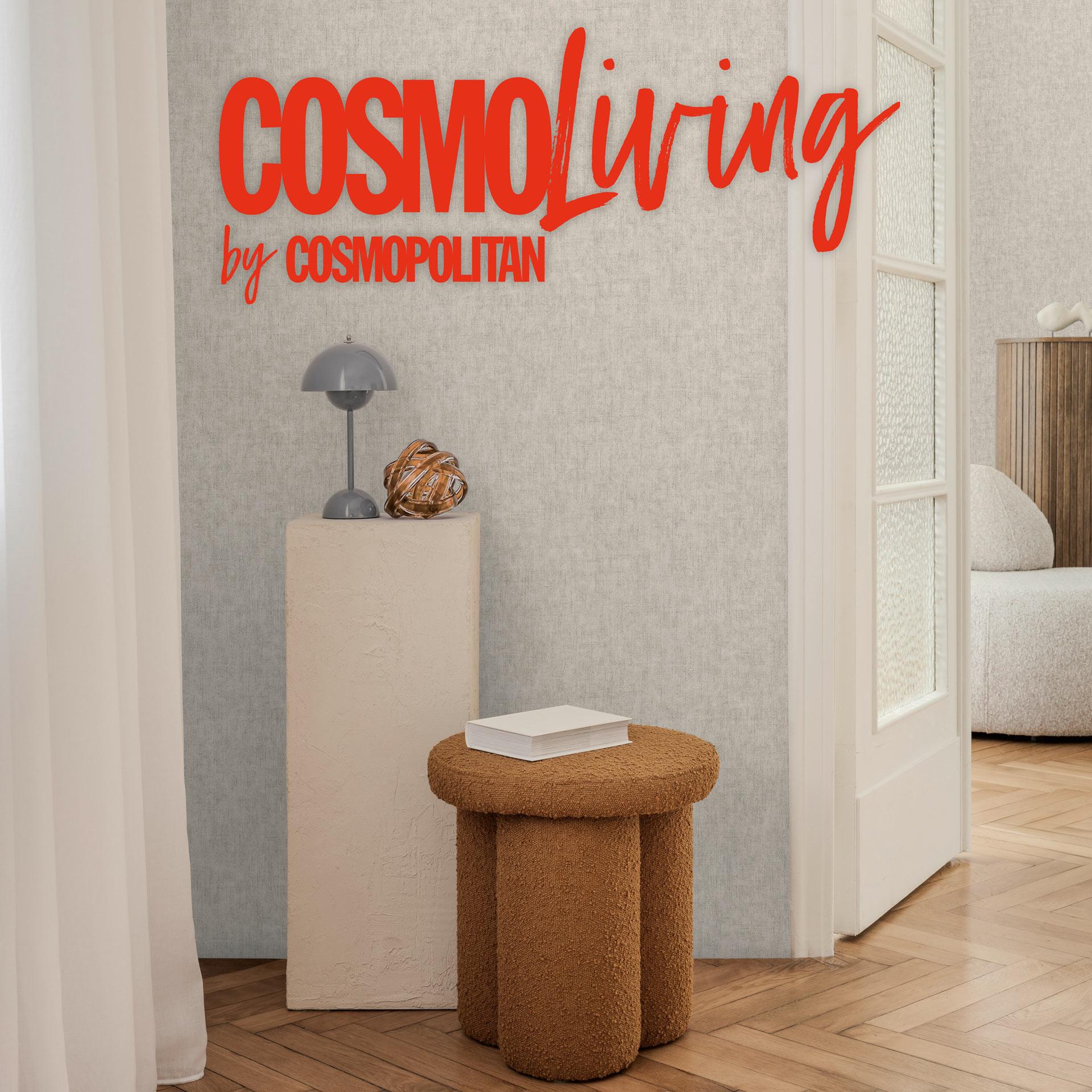 COSMOPOLITAN Uni tapet grå - designer Ikke-vævet tapet stue soveværelse