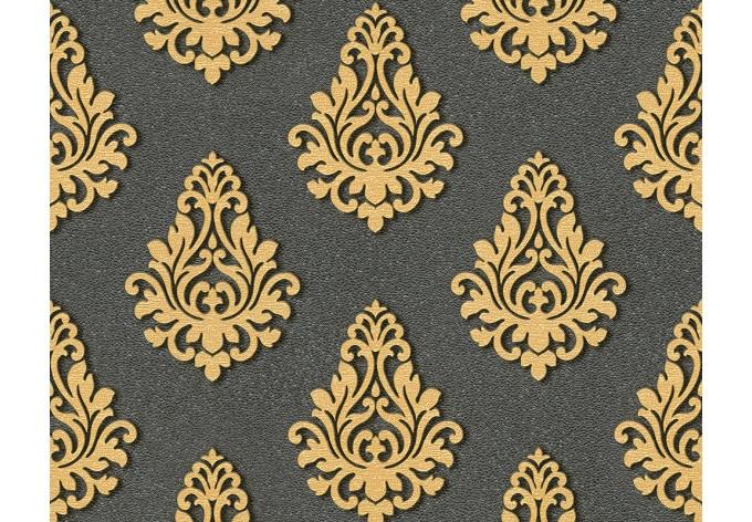 Architects Paper Vliestapete Nobile Barocktapete mit Ornamenten grau, metallic