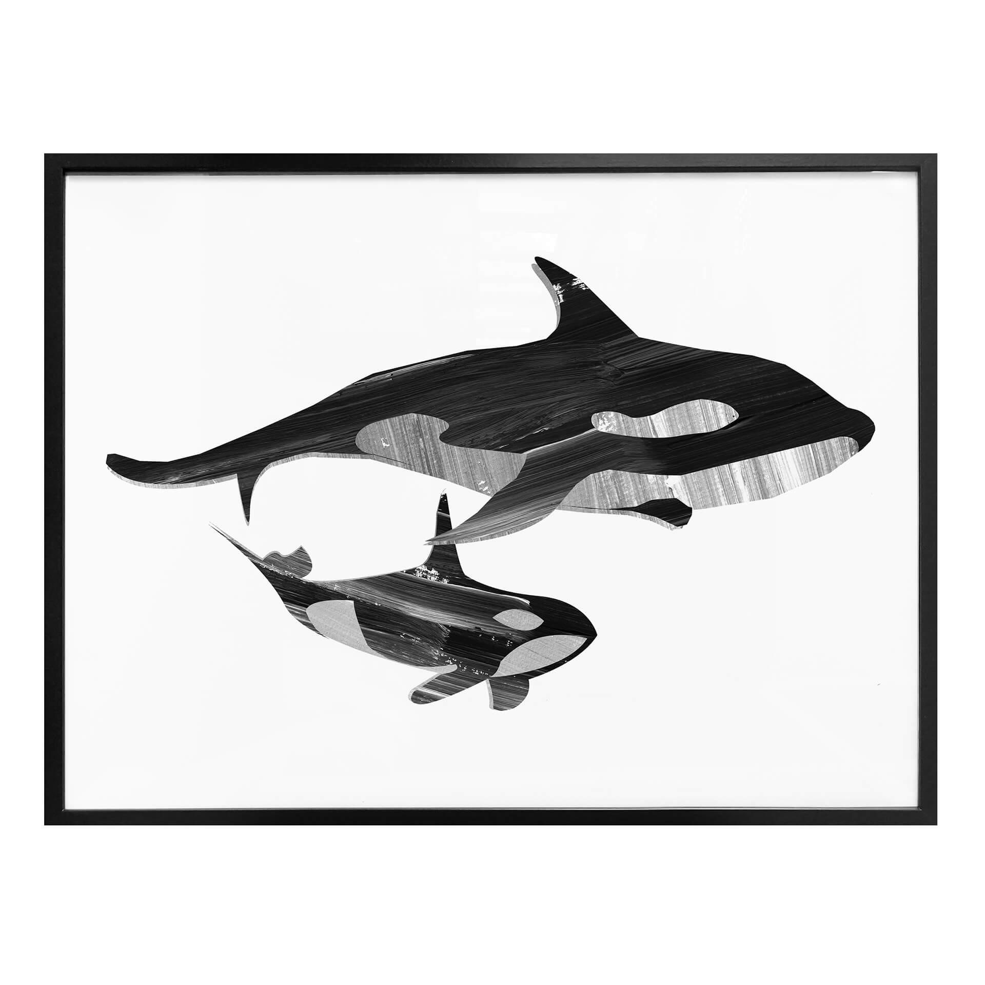 Póster Goed Blauw - Ballenas Orca