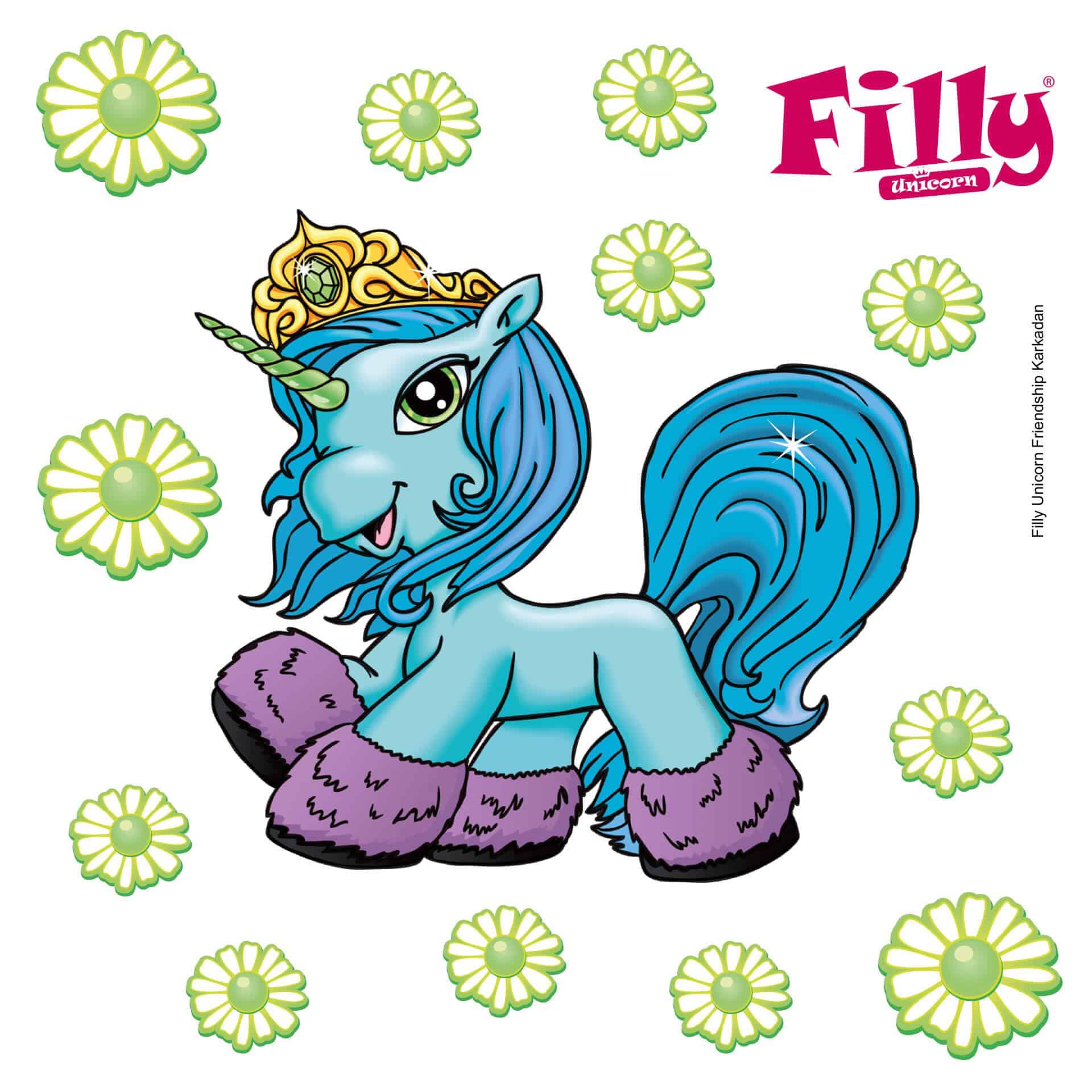 Wallsticker Filly Unicorn Friendship Karkadan