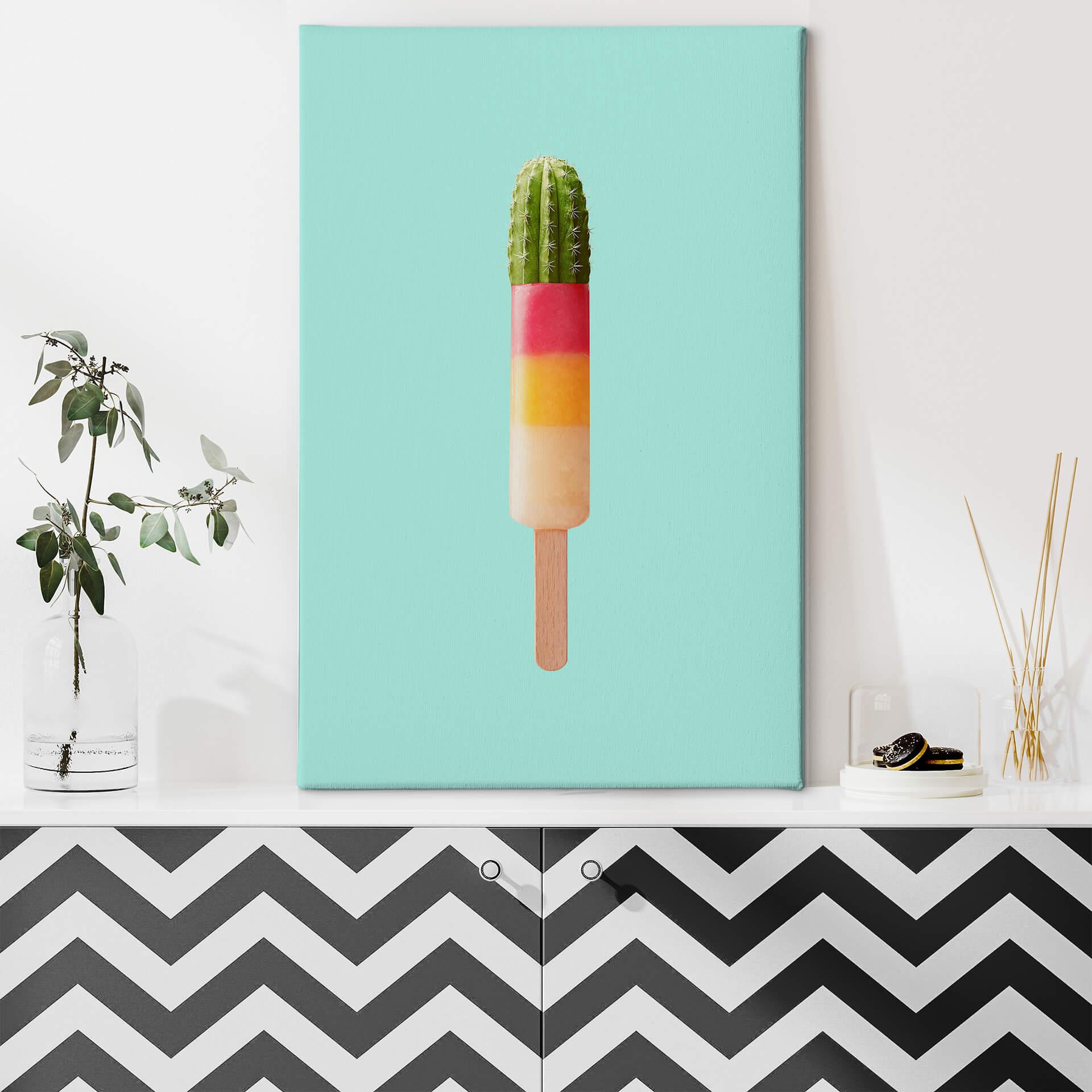 Lienzo Loose - Cactus helado