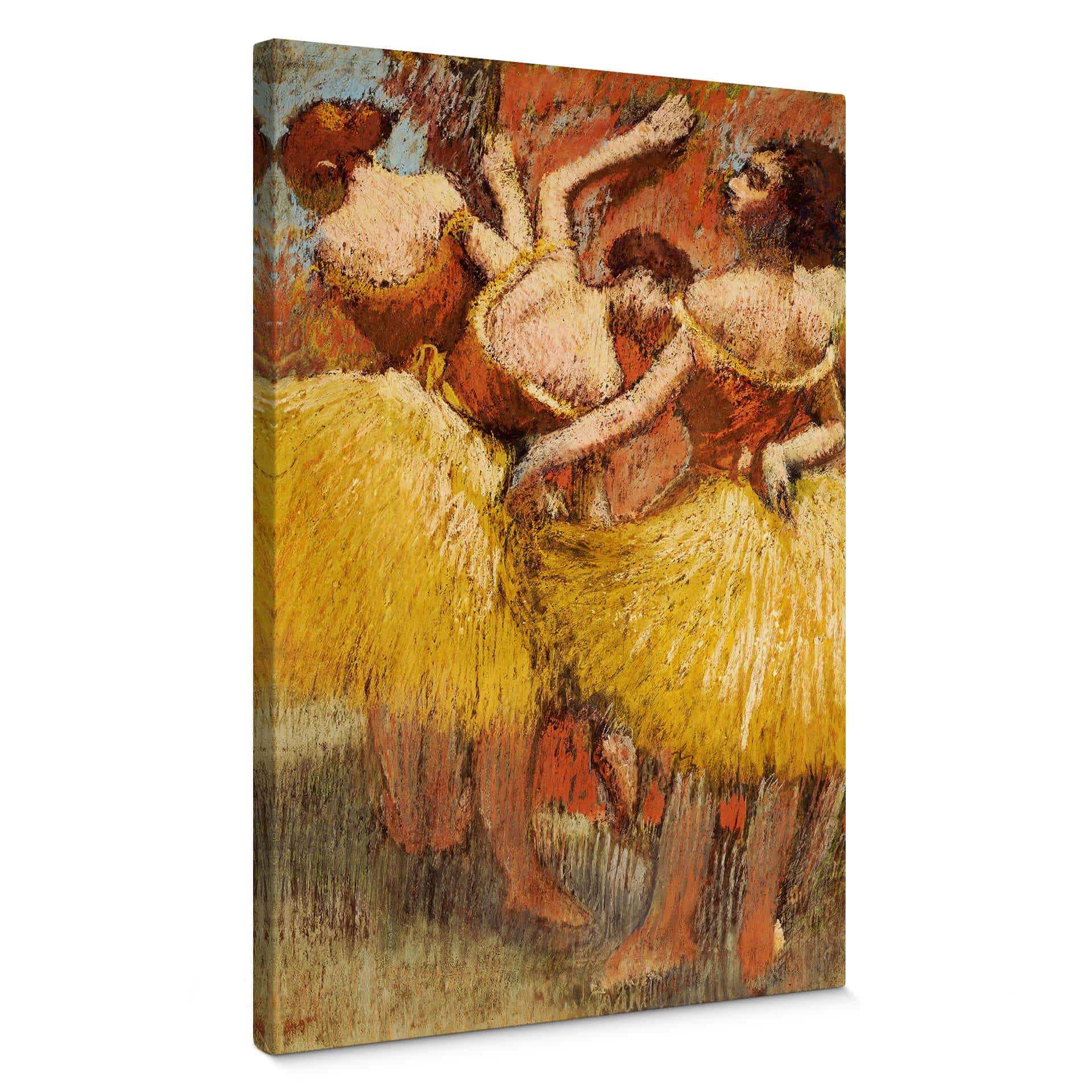 Lienzo Degas - Tres bailarinas
