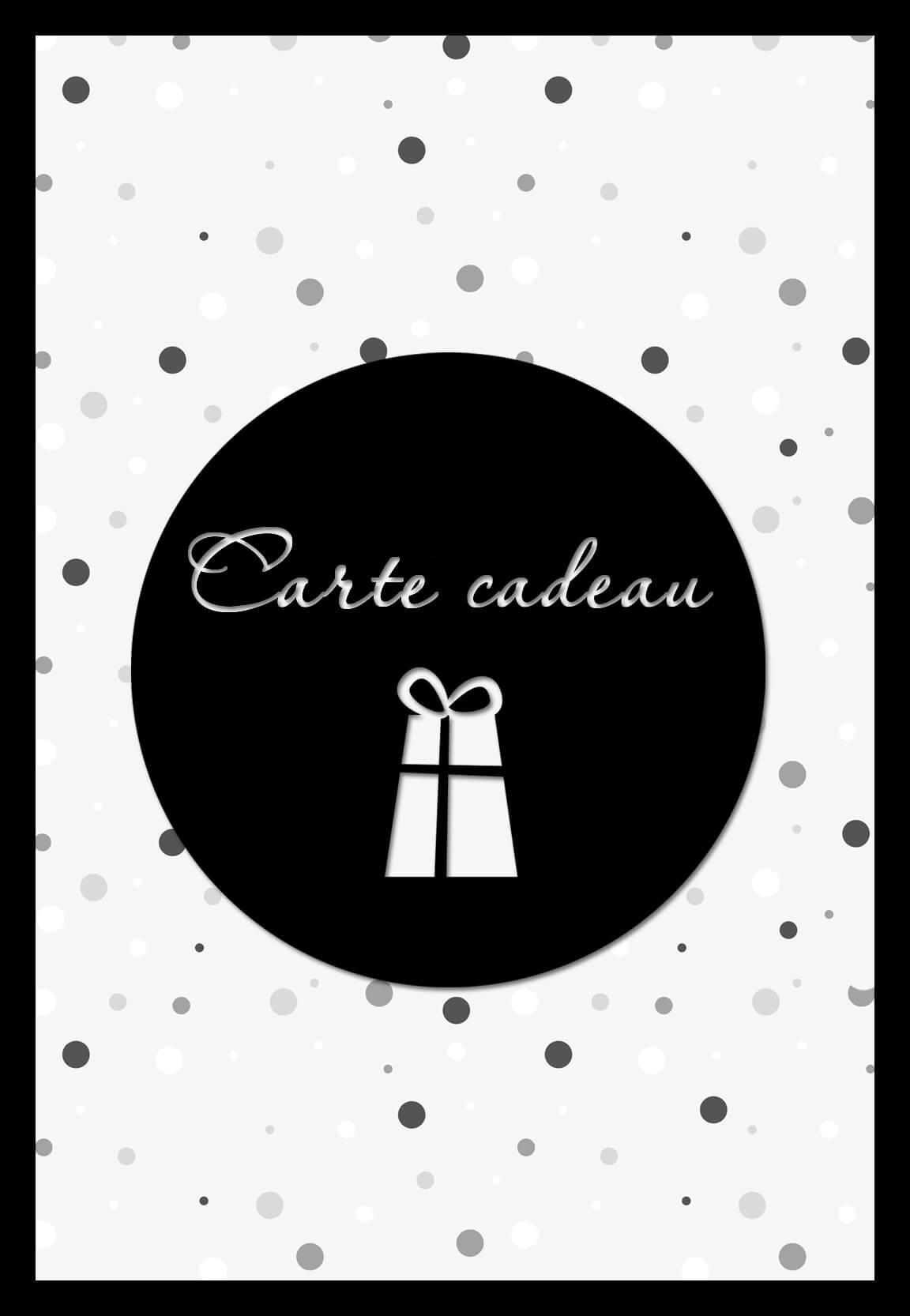 Gutschein Black Dots - Carte cadeau