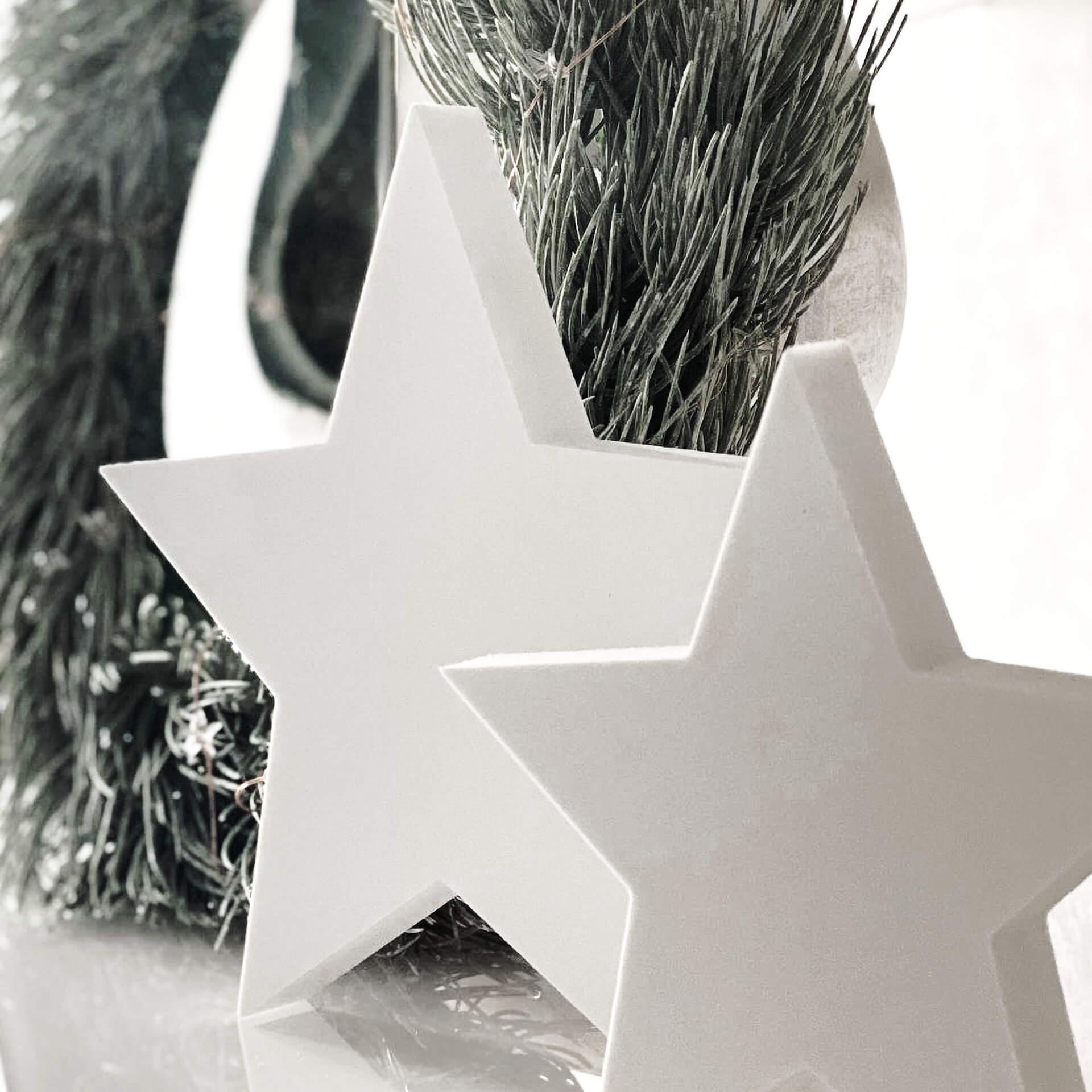 Letras decorativas 3D estrella