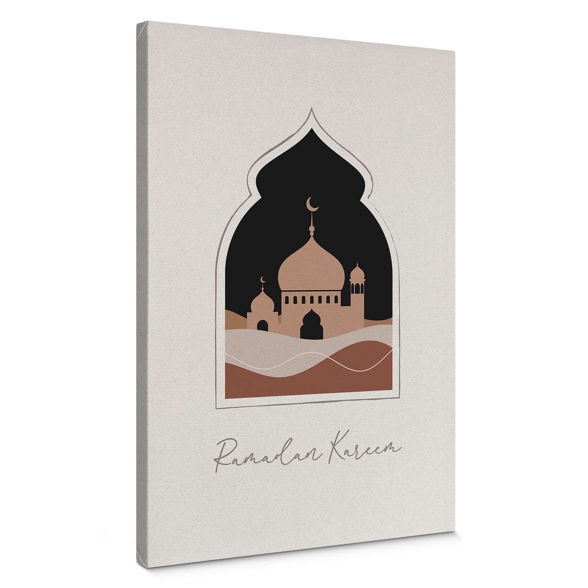 Tableau sur toile Mosquée Ramadan Kareem