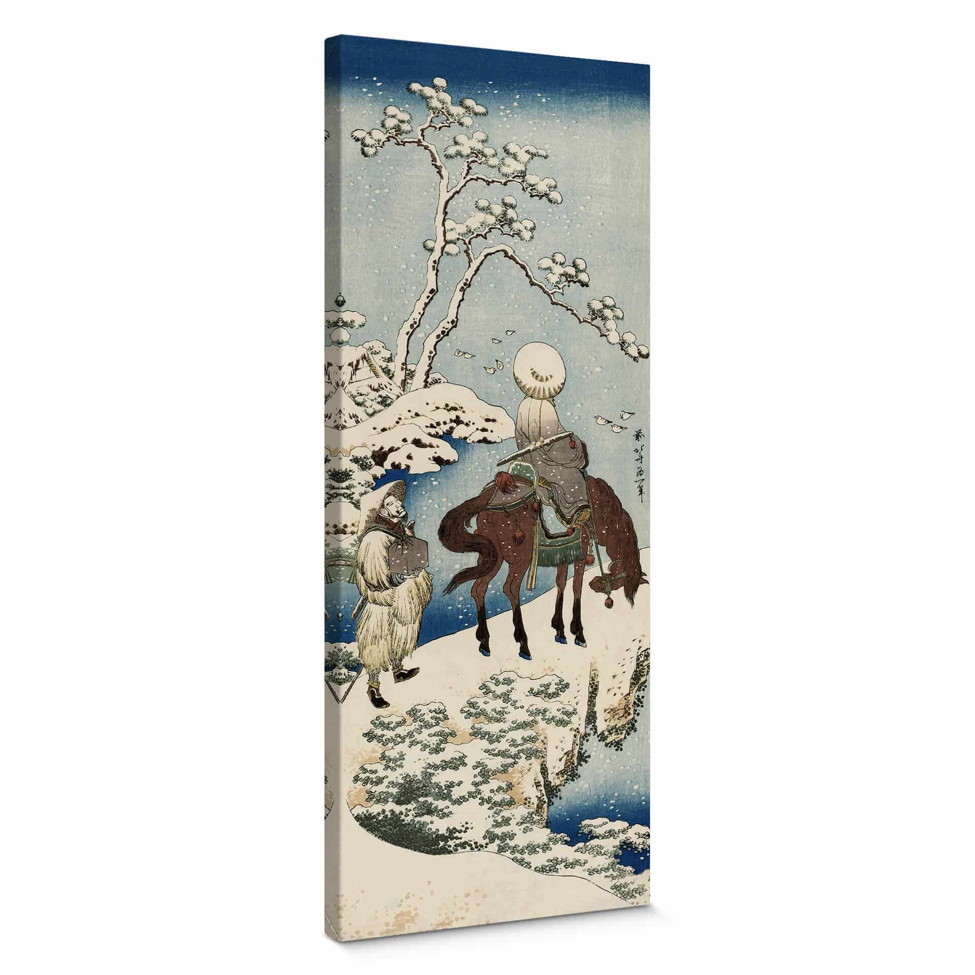 Canvastavla Hokusai - Den kinesiska poeten Su