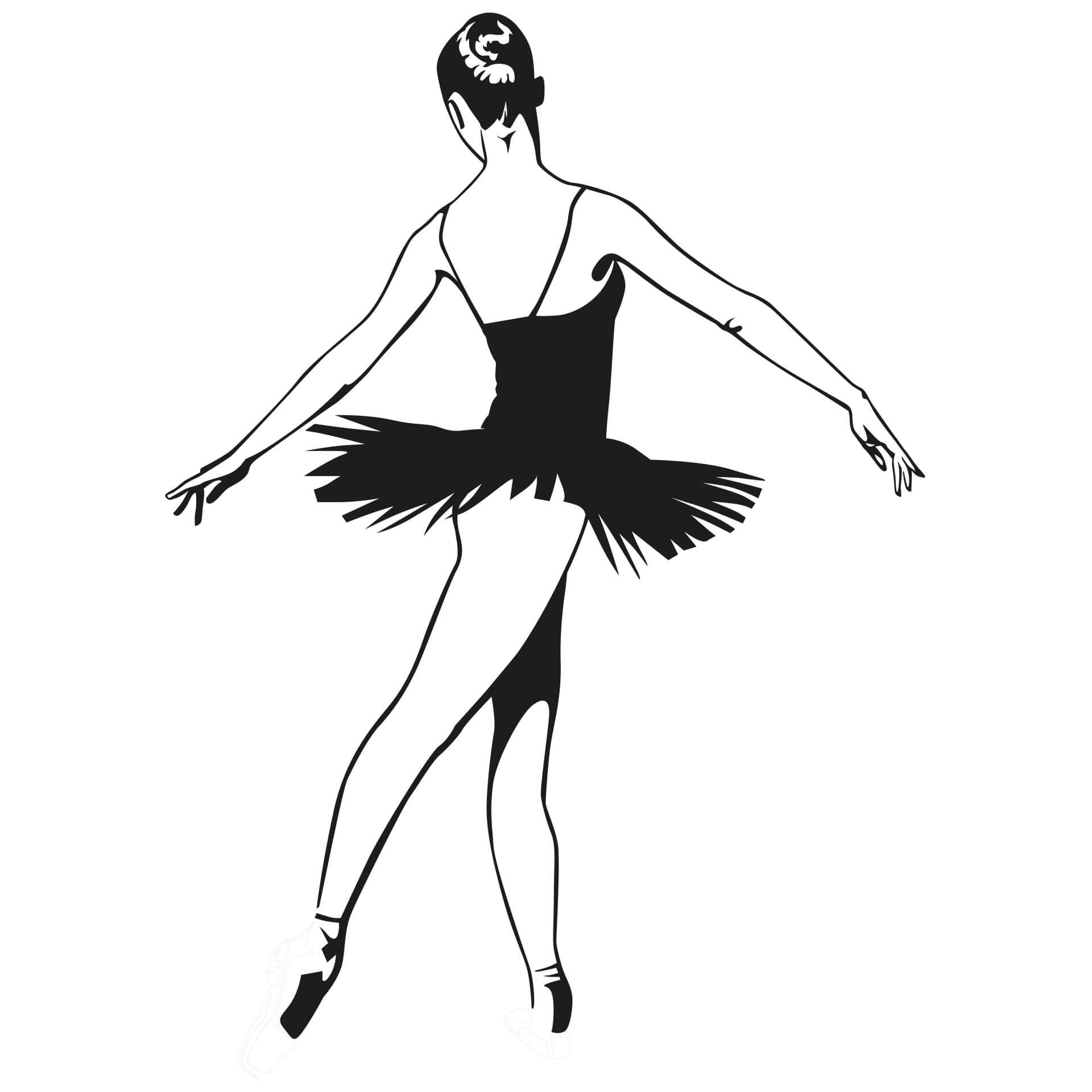 Wallsticker Ballerina 2