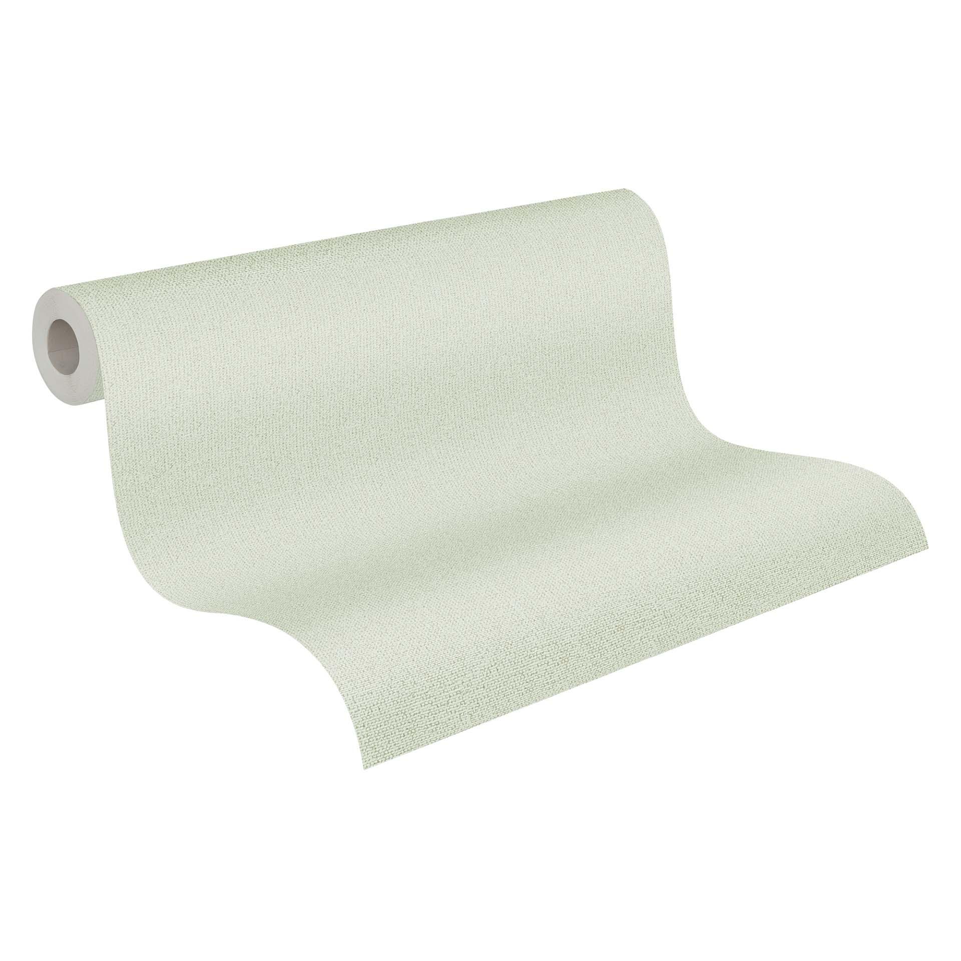 Effen behang groen - A.S. Création