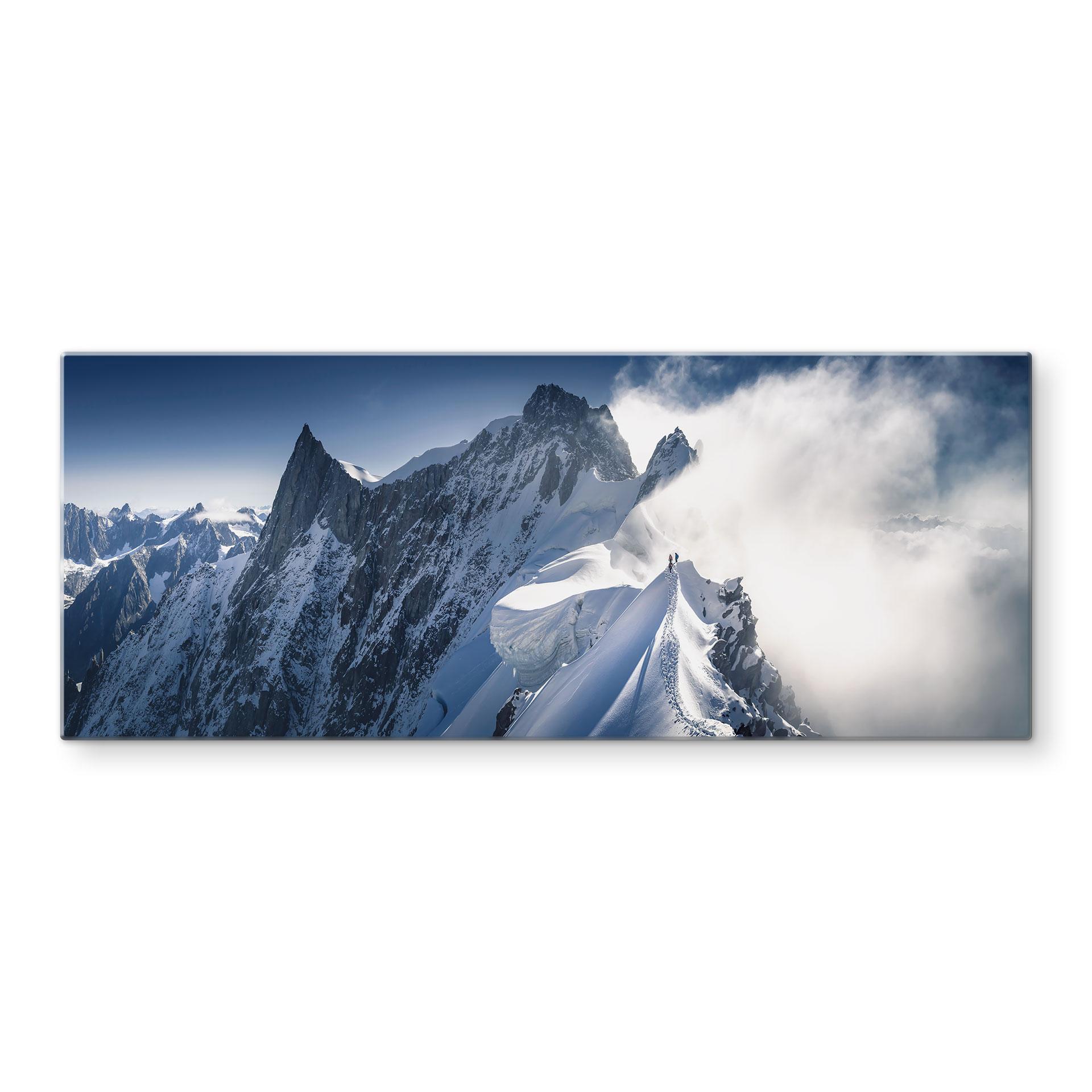 Stænkplade på toppen af Mont Blanc - Nienartowicz - Panorama