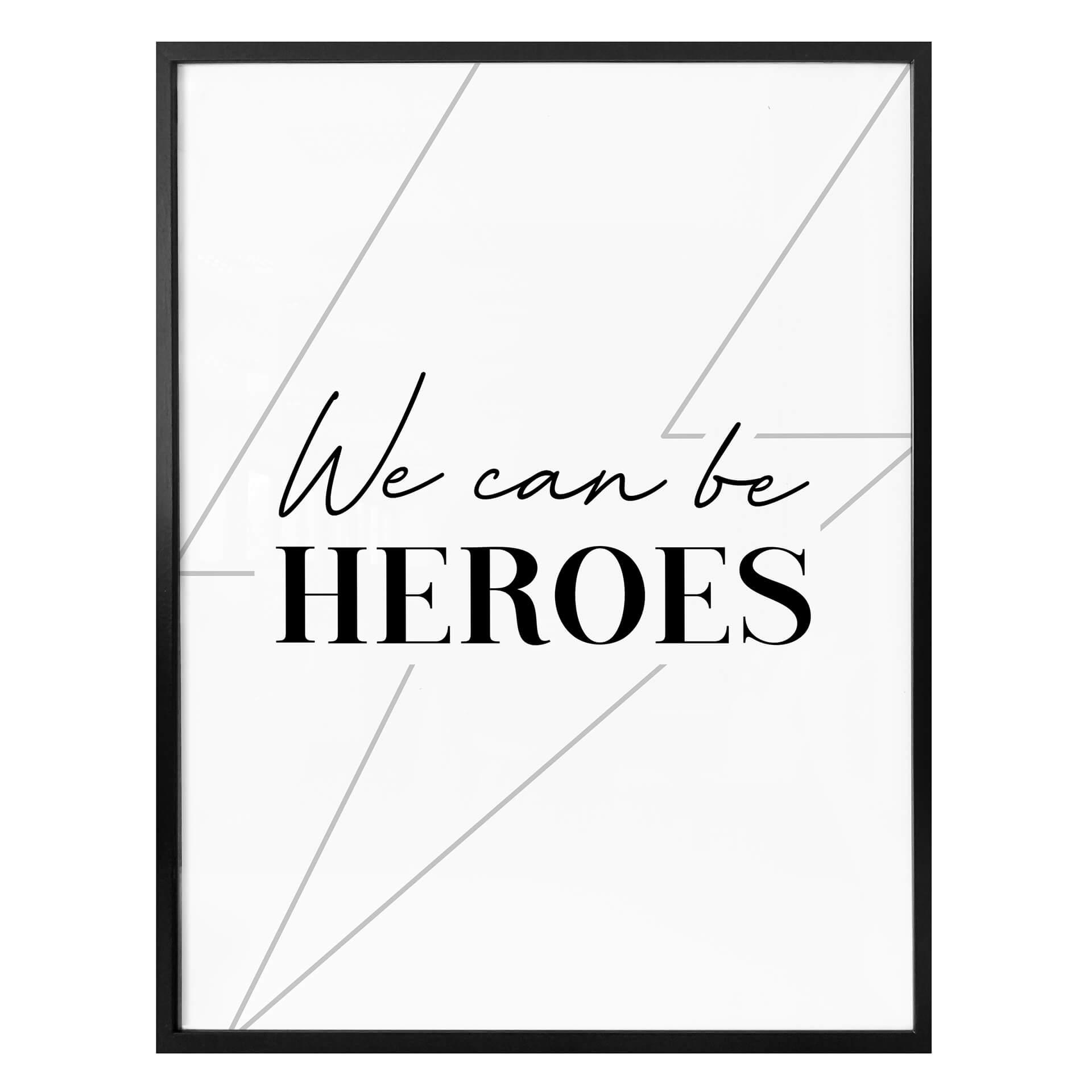 Póster Podemos ser héroes