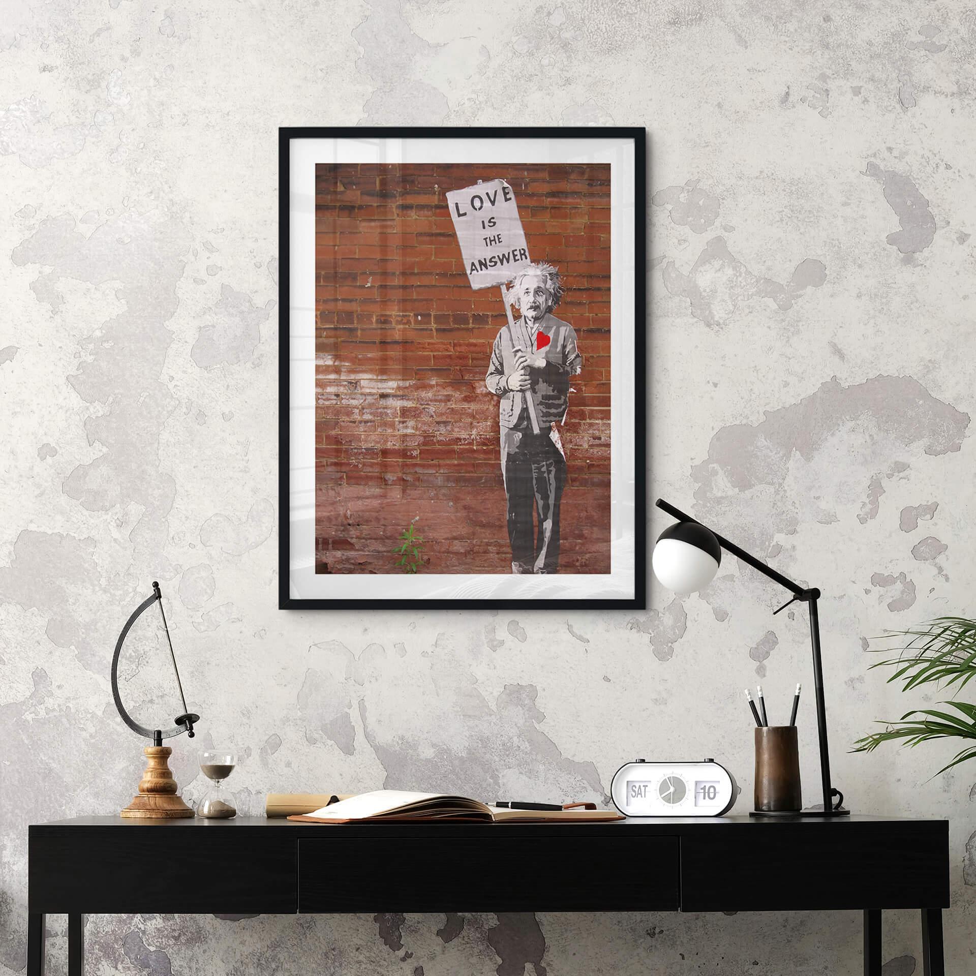 Póster Banksy - El amor es la respuesta