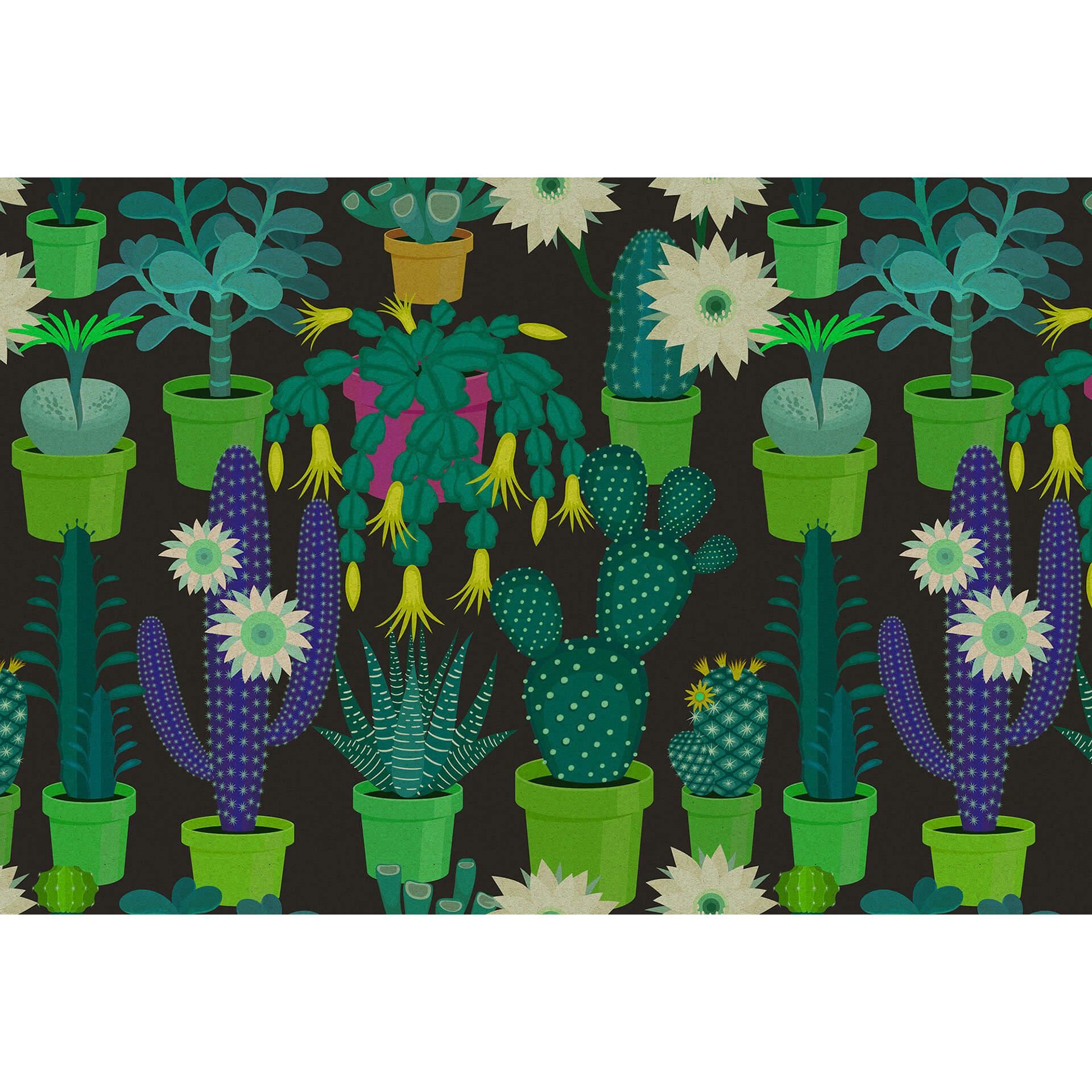 Livingwalls Fotobehang Walls by Patel 2 cactus garden 2