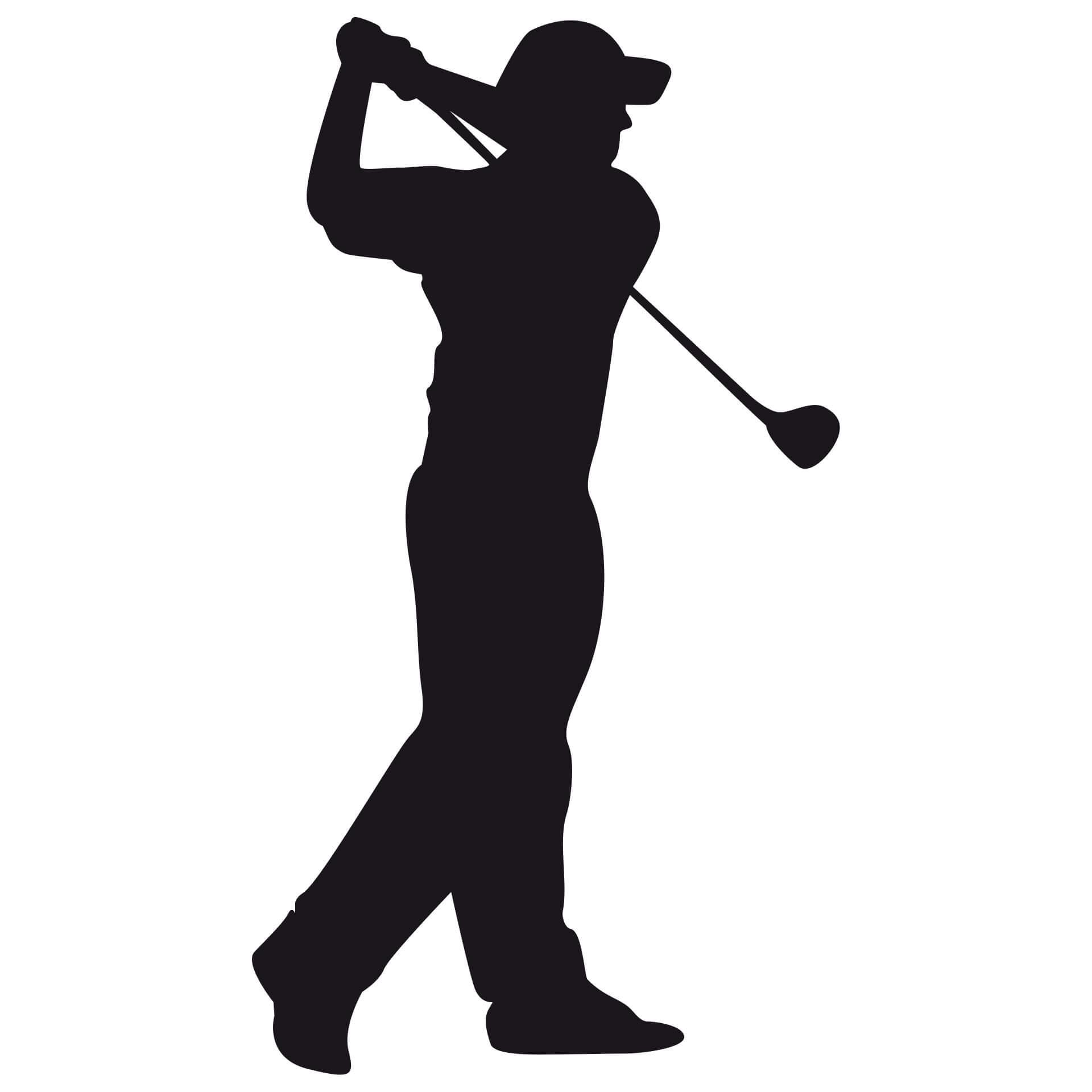 Wandtattoo Golfer 03