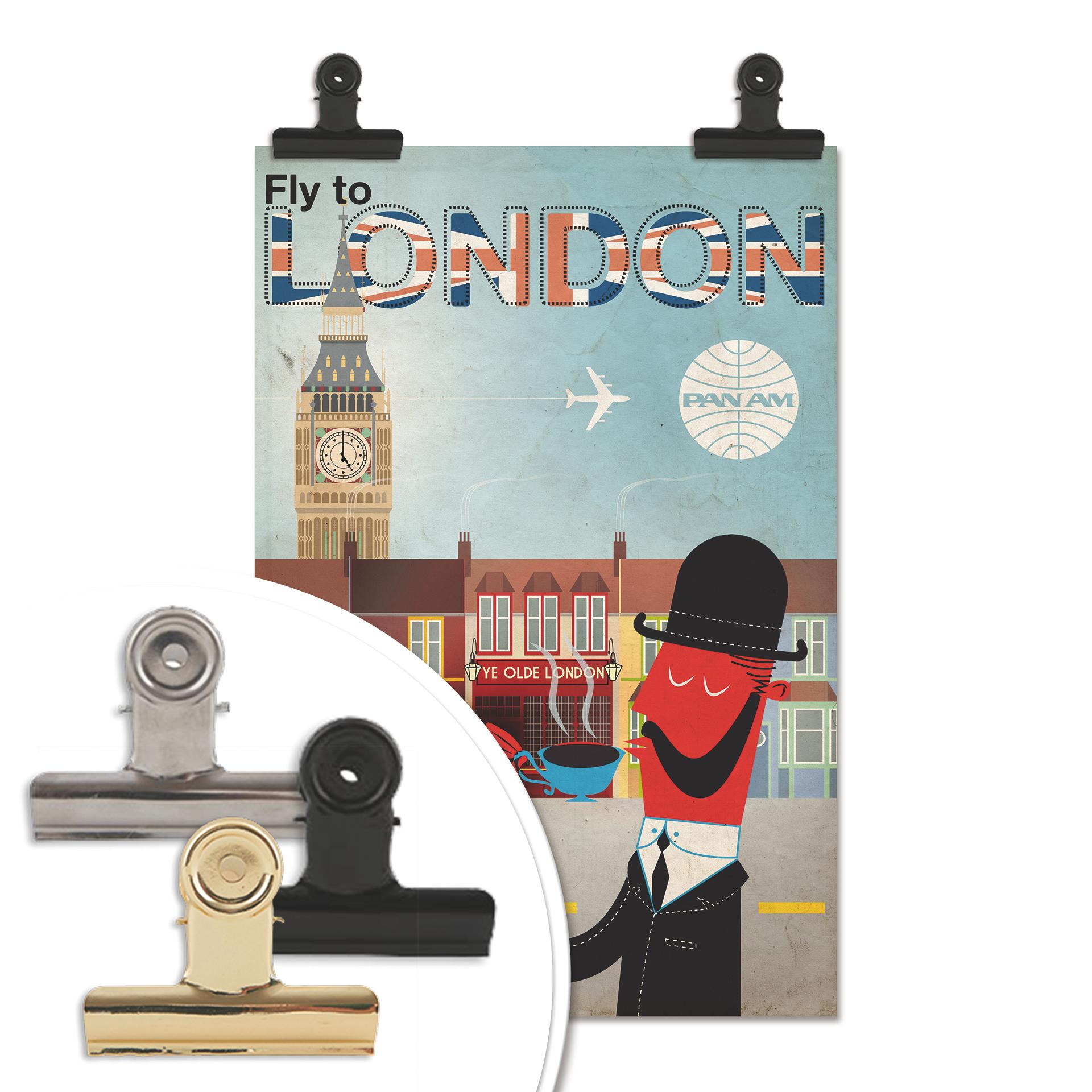Plakat - PAN AM - Fly to London