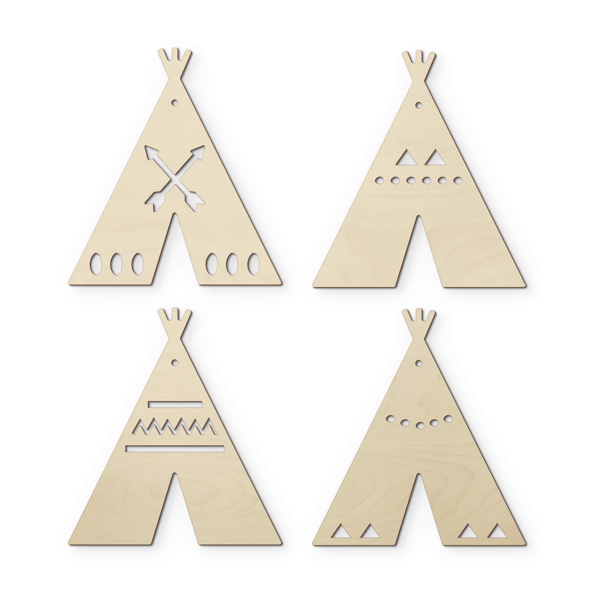 Decorazione in legno + corda - Tende